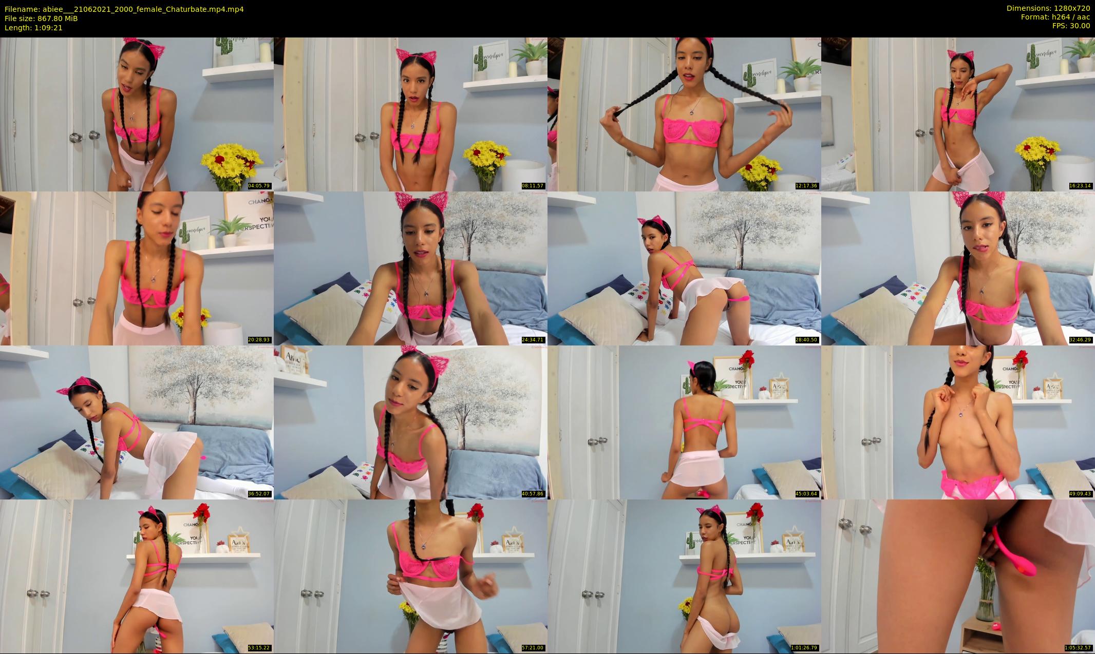 abiee__ — 70 minute Chaturbate female cam show recording, 720p, Jun 21, 2021