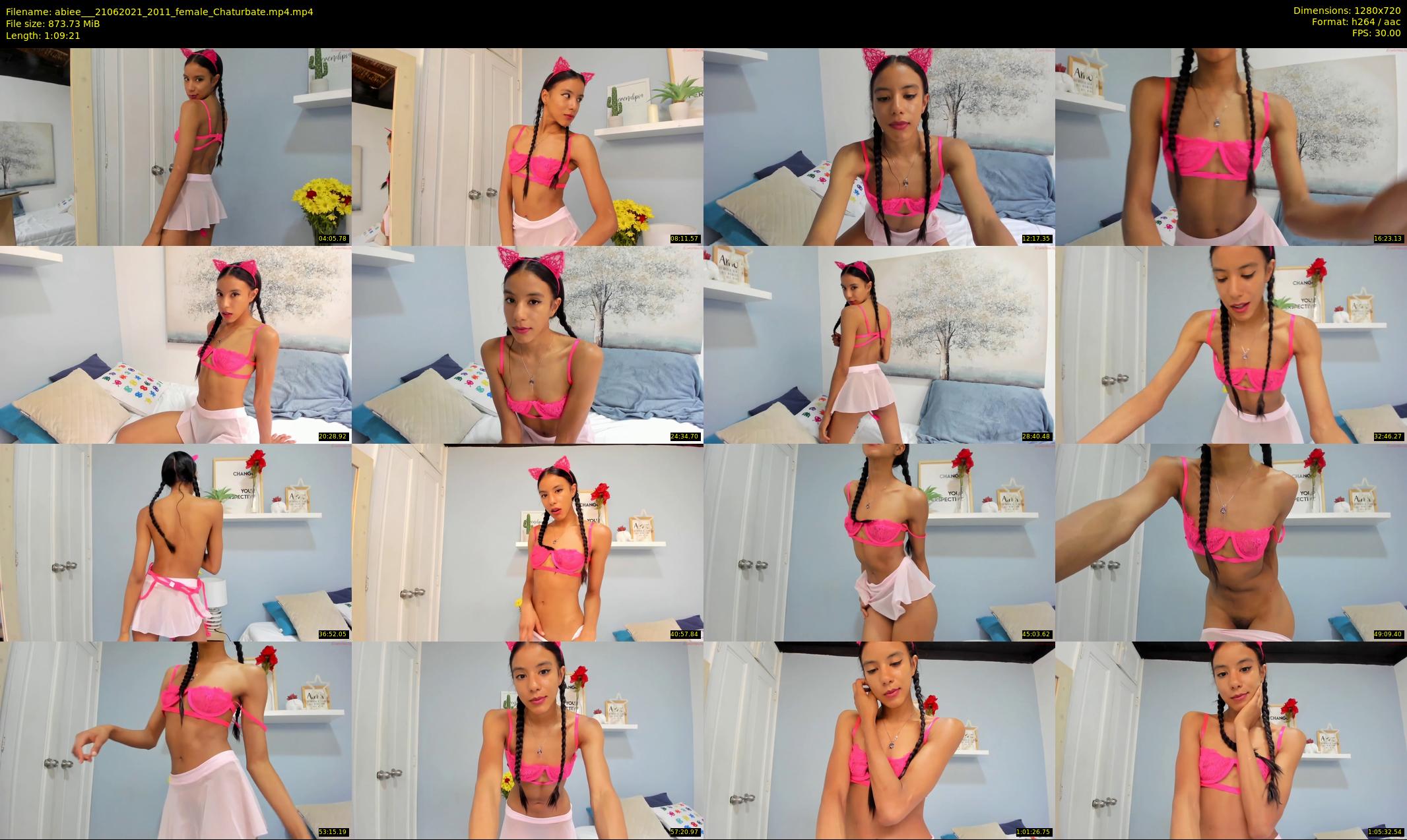 abiee__ — 70 minute Chaturbate female cam show recording, 720p, Jun 21, 2021
