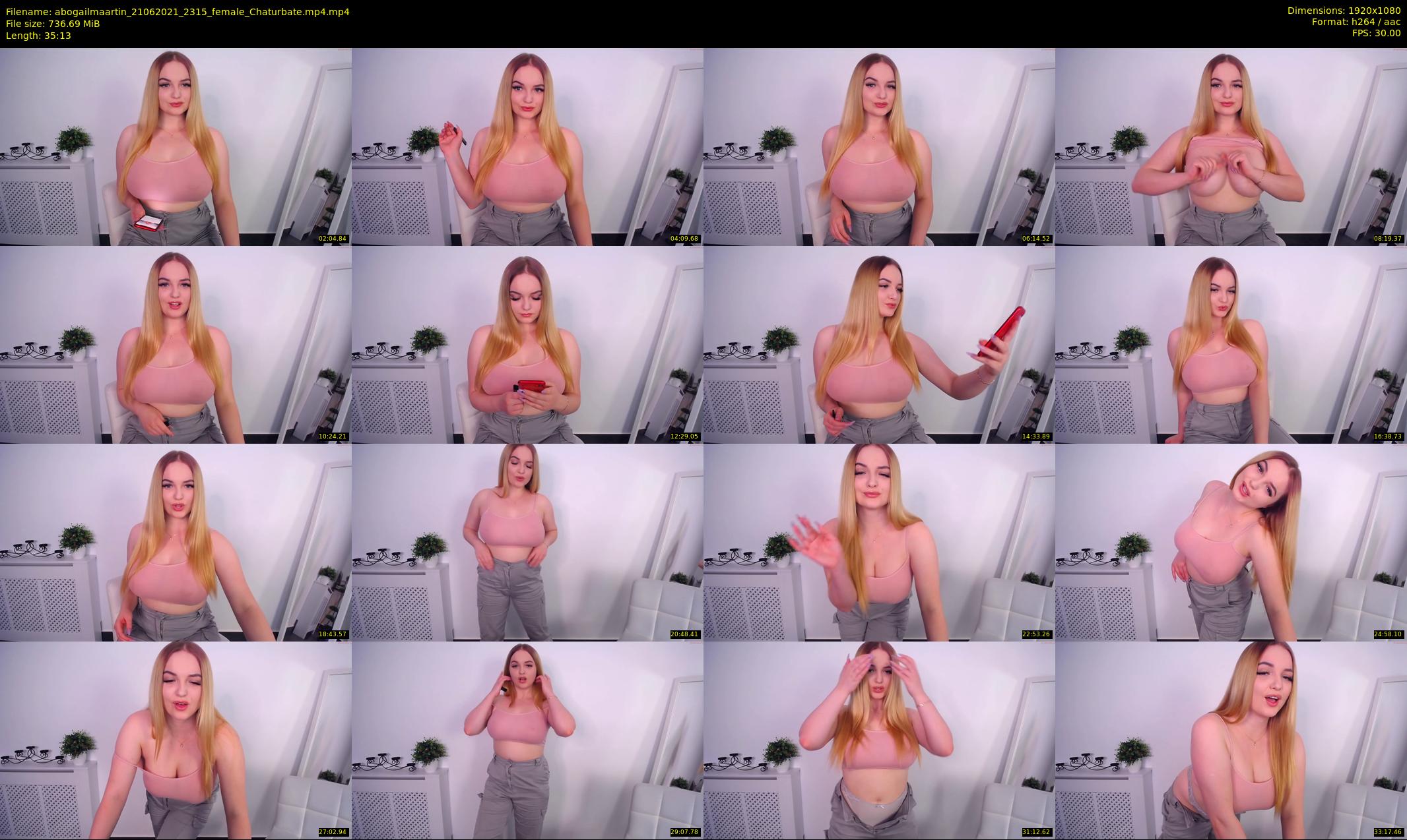 abogailmaartin — 36 minute Chaturbate female cam show recording, 1080p, Jun 21, 2021