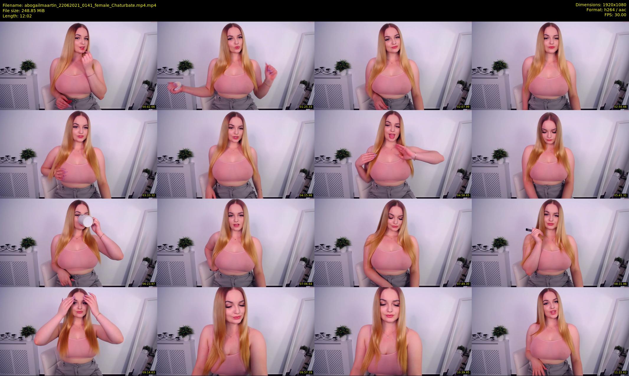 abogailmaartin — 13 minute Chaturbate female cam show recording, 1080p, Jun 22, 2021
