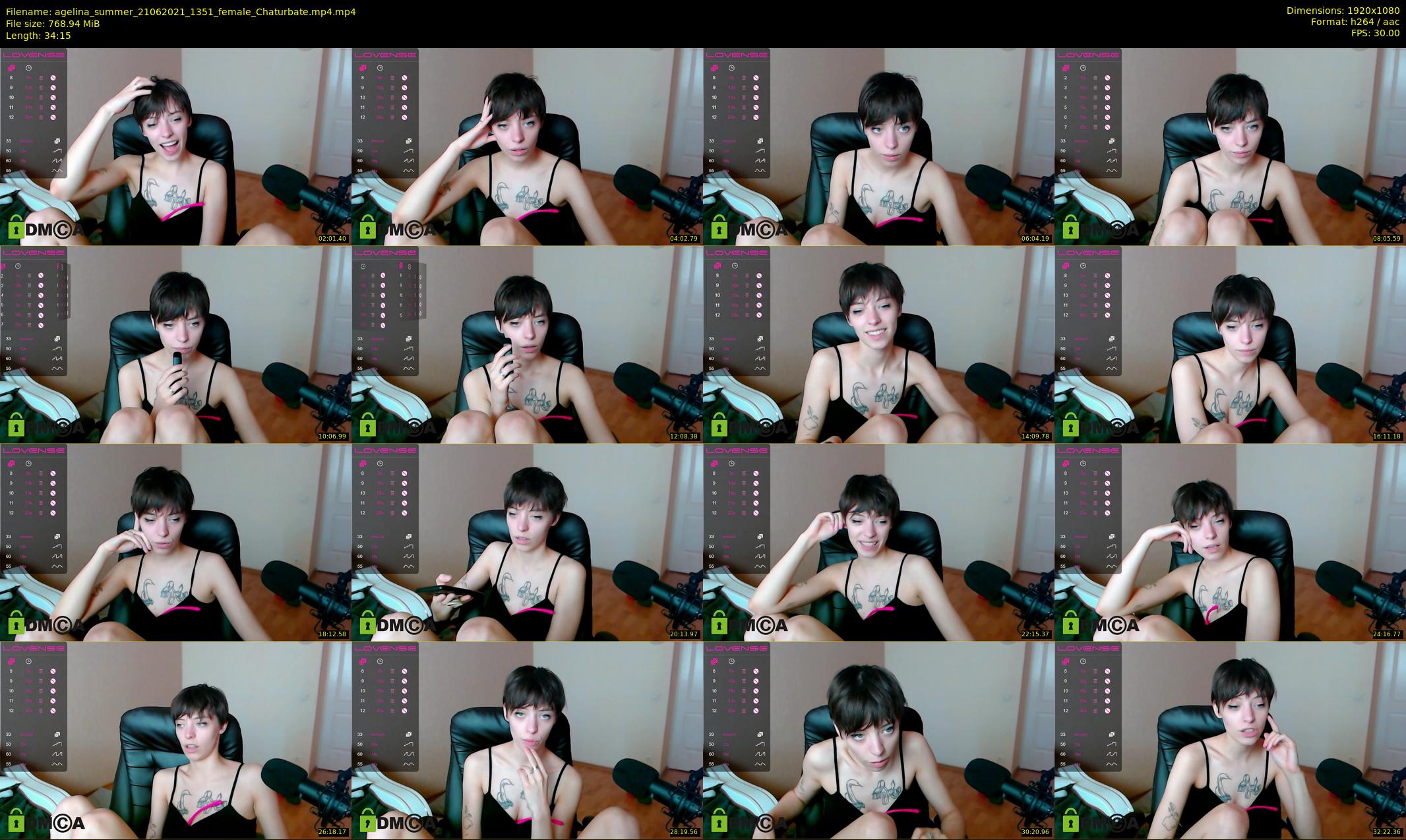 agelina_summer — 35 minute Chaturbate female cam show recording, 1080p, Jun 21, 2021
