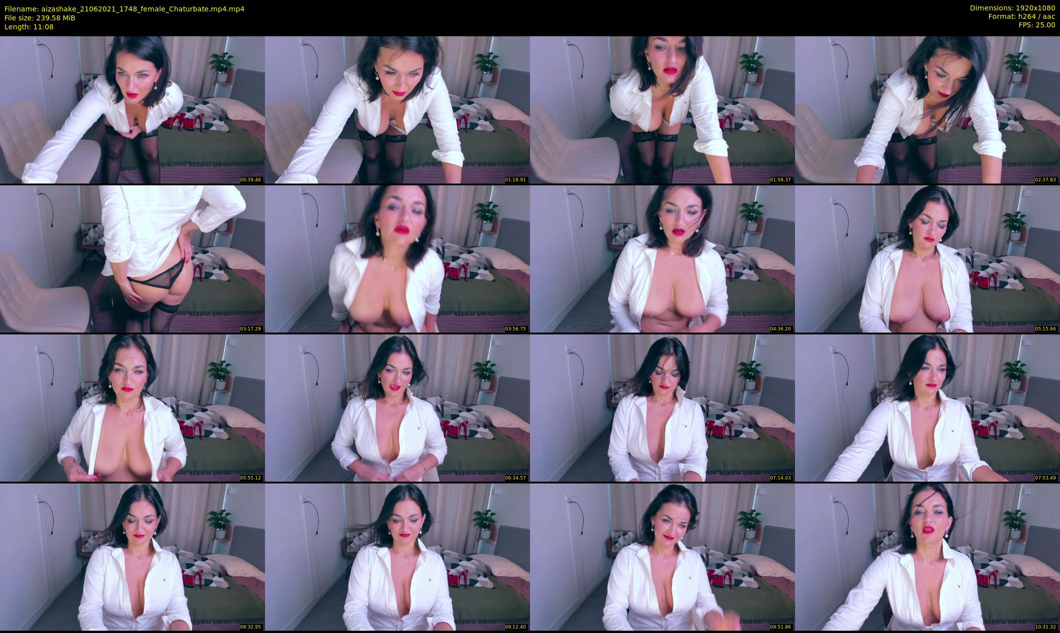 aizashake — 12 minute Chaturbate female cam show recording, 1080p, Jun 21, 2021