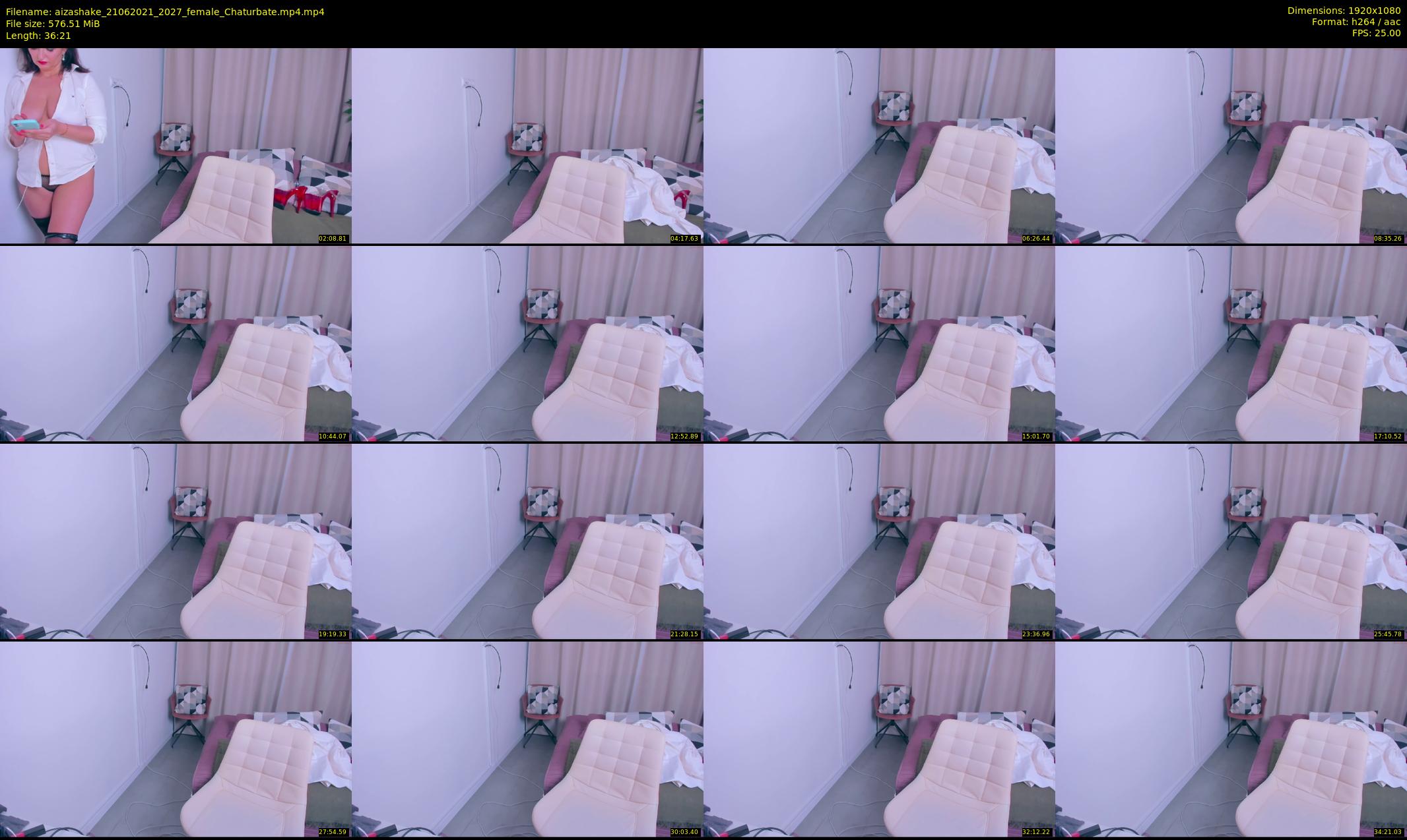 aizashake — 37 minute Chaturbate female cam show recording, 1080p, Jun 21, 2021
