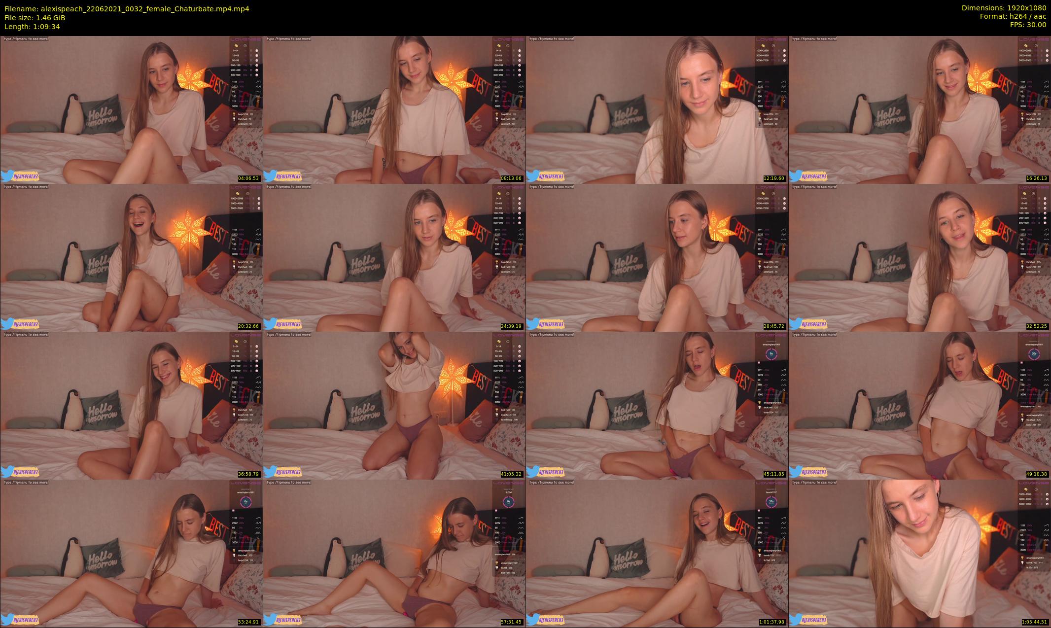 alexispeach — 70 minute Chaturbate female cam show recording, 1080p, Jun 22, 2021