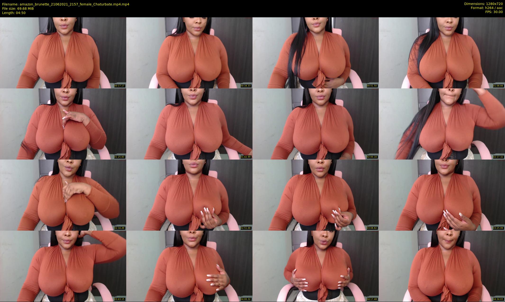 amazon_brunette — 5 minute Chaturbate female cam show recording, 720p, Jun 21, 2021