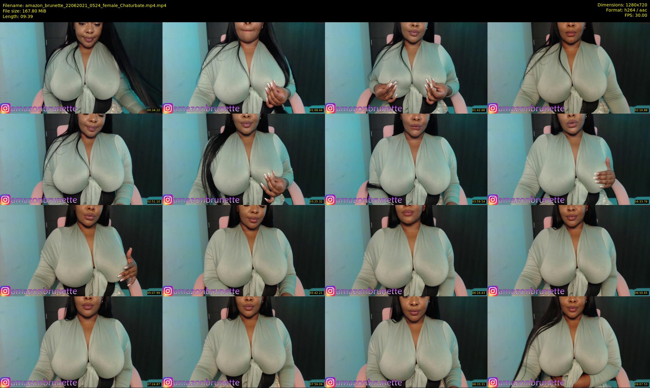 amazon_brunette — 10 minute Chaturbate female cam show recording, 720p, Jun 22, 2021