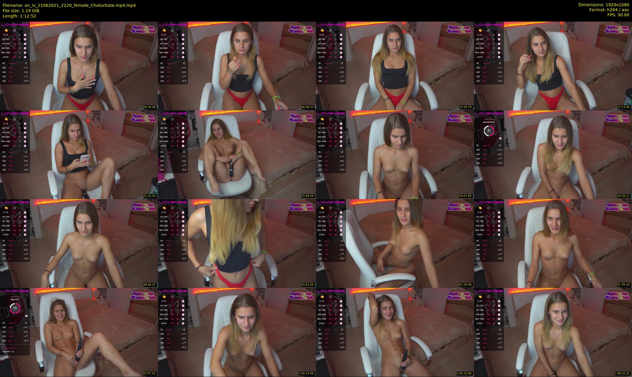 an_iv — 73 minute Chaturbate female cam show recording, 1080p, Jun 21, 2021