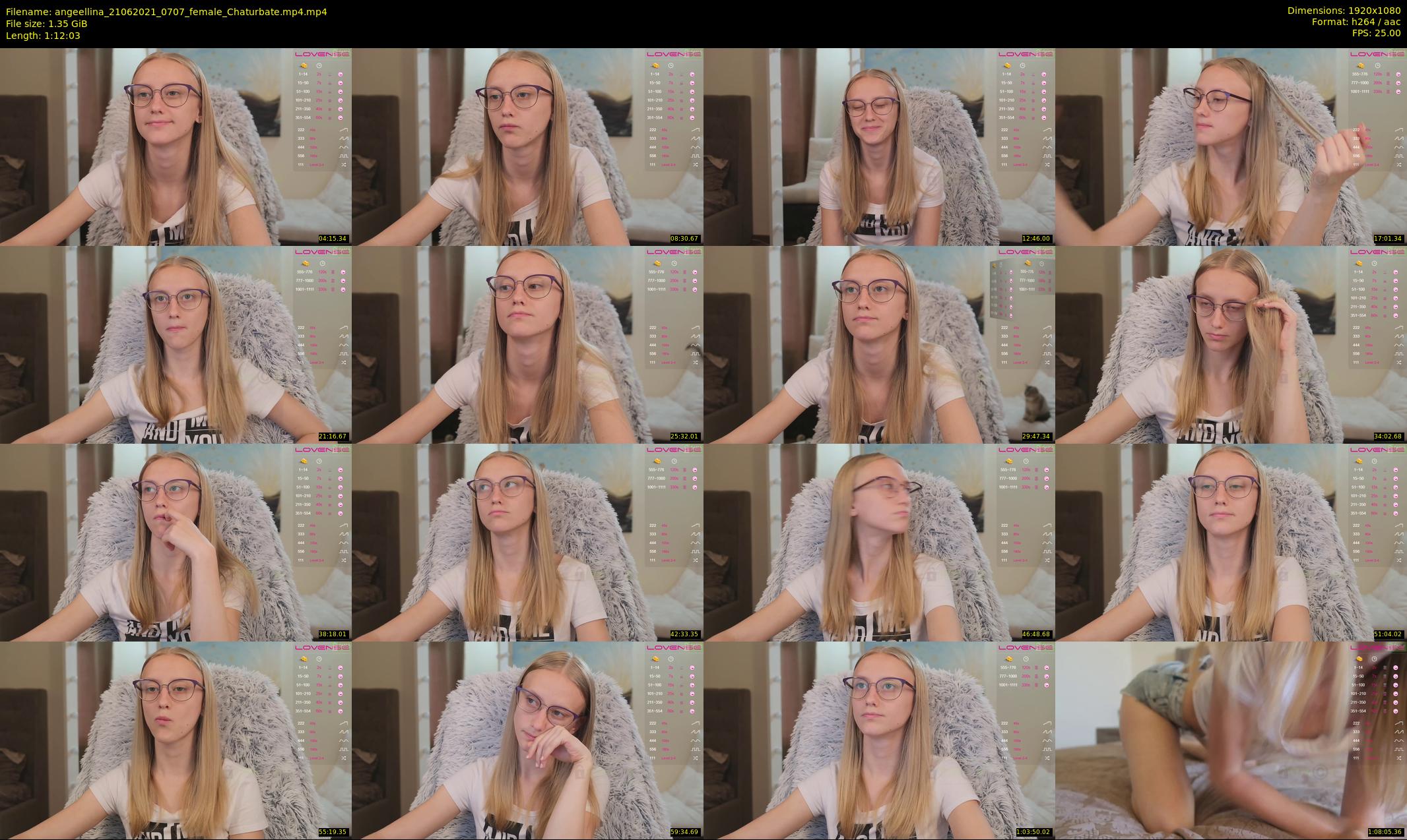 angeellina — 73 minute Chaturbate female cam show recording, 1080p, Jun 21, 2021