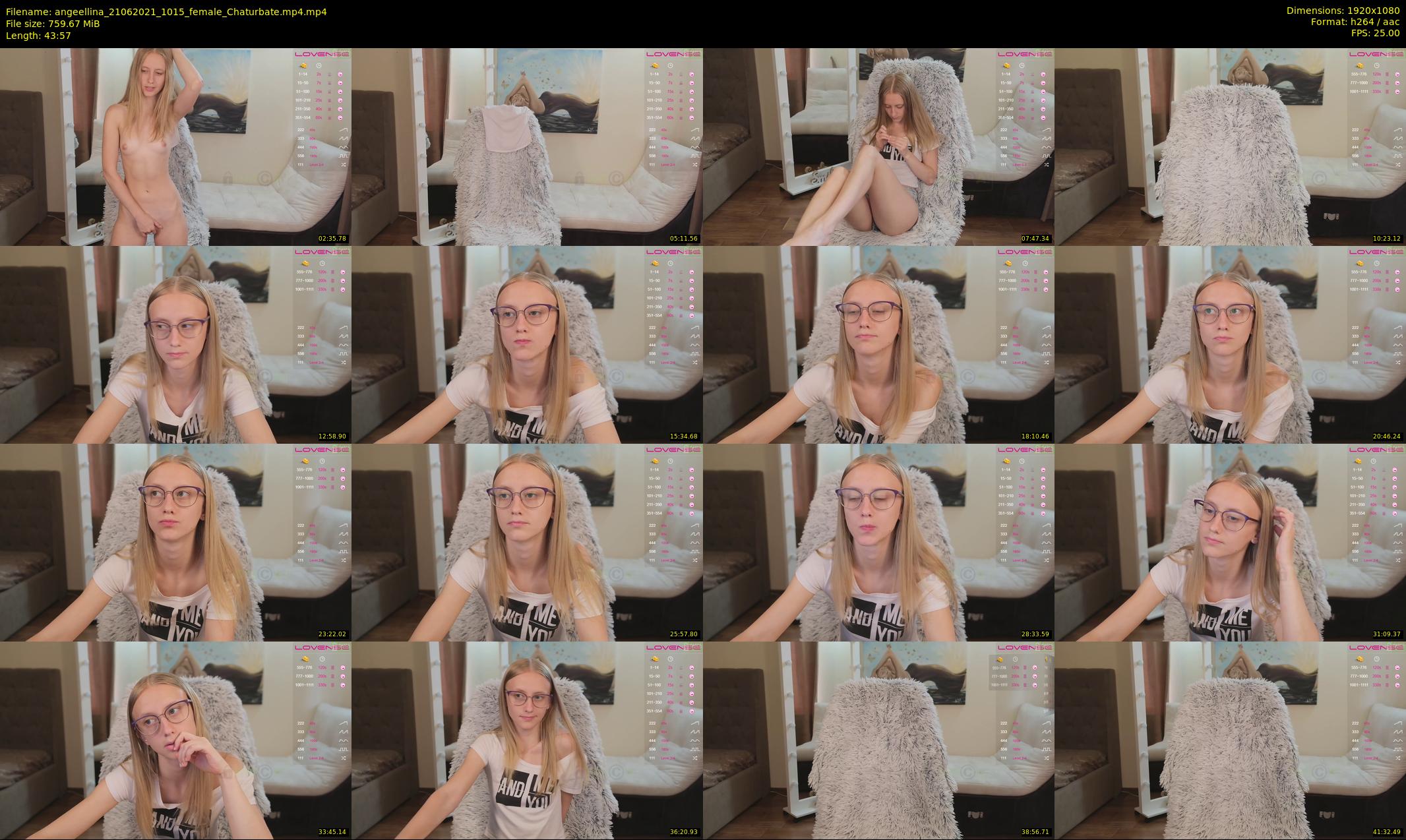 angeellina — 44 minute Chaturbate female cam show recording, 1080p, Jun 21, 2021