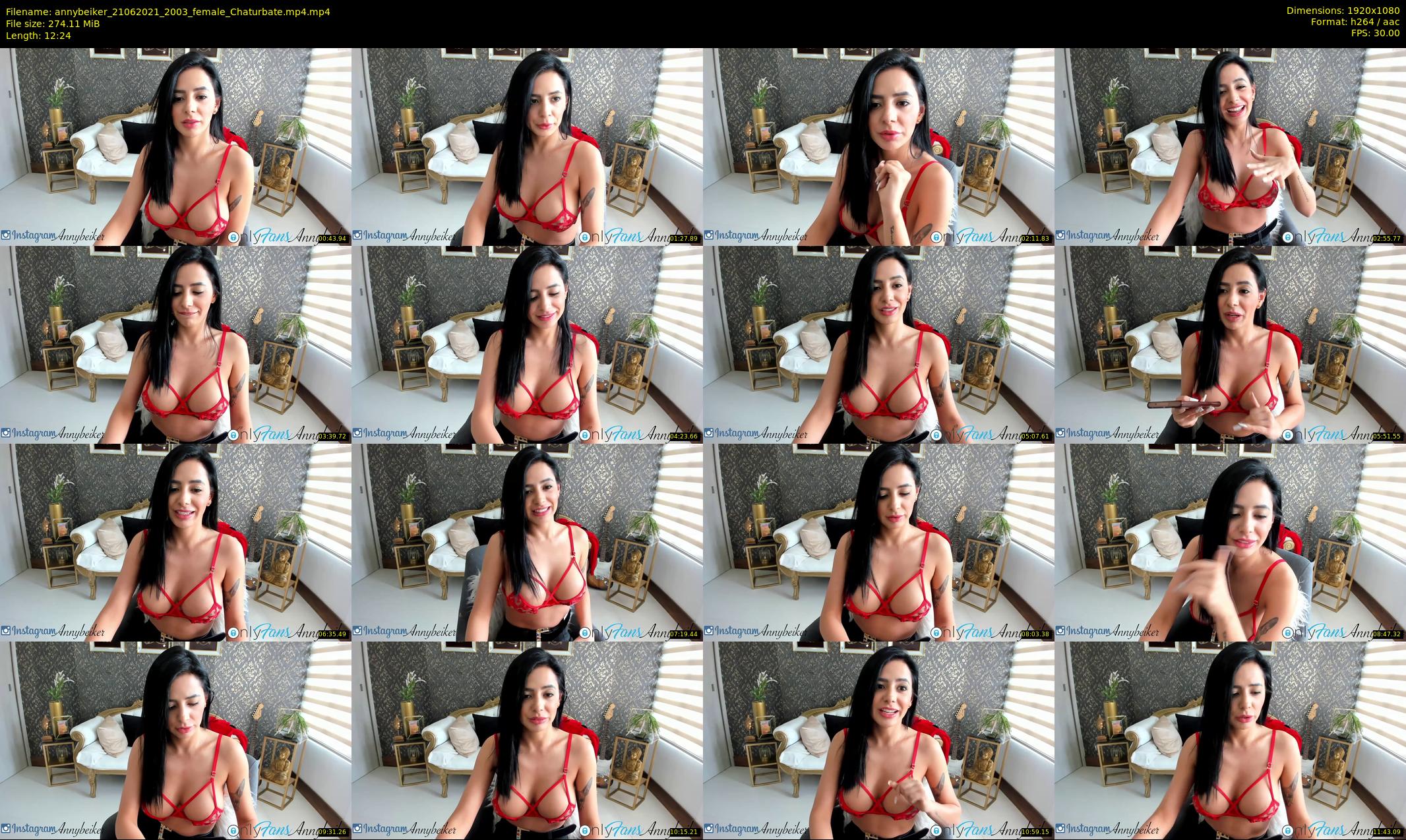 annybeiker — 13 minute Chaturbate female cam show recording, 1080p, Jun 21, 2021