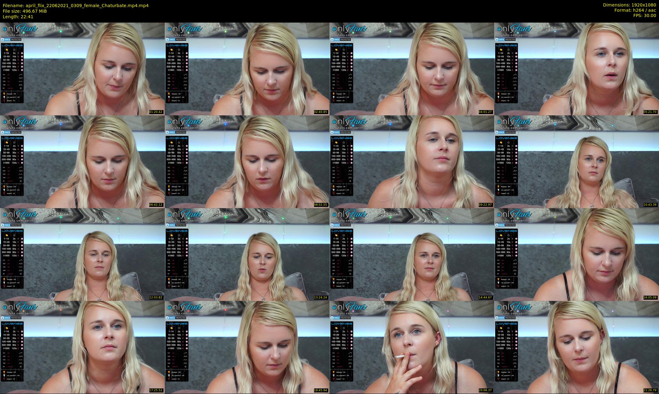 april_flix — 23 minute Chaturbate female cam show recording, 1080p, Jun 22, 2021