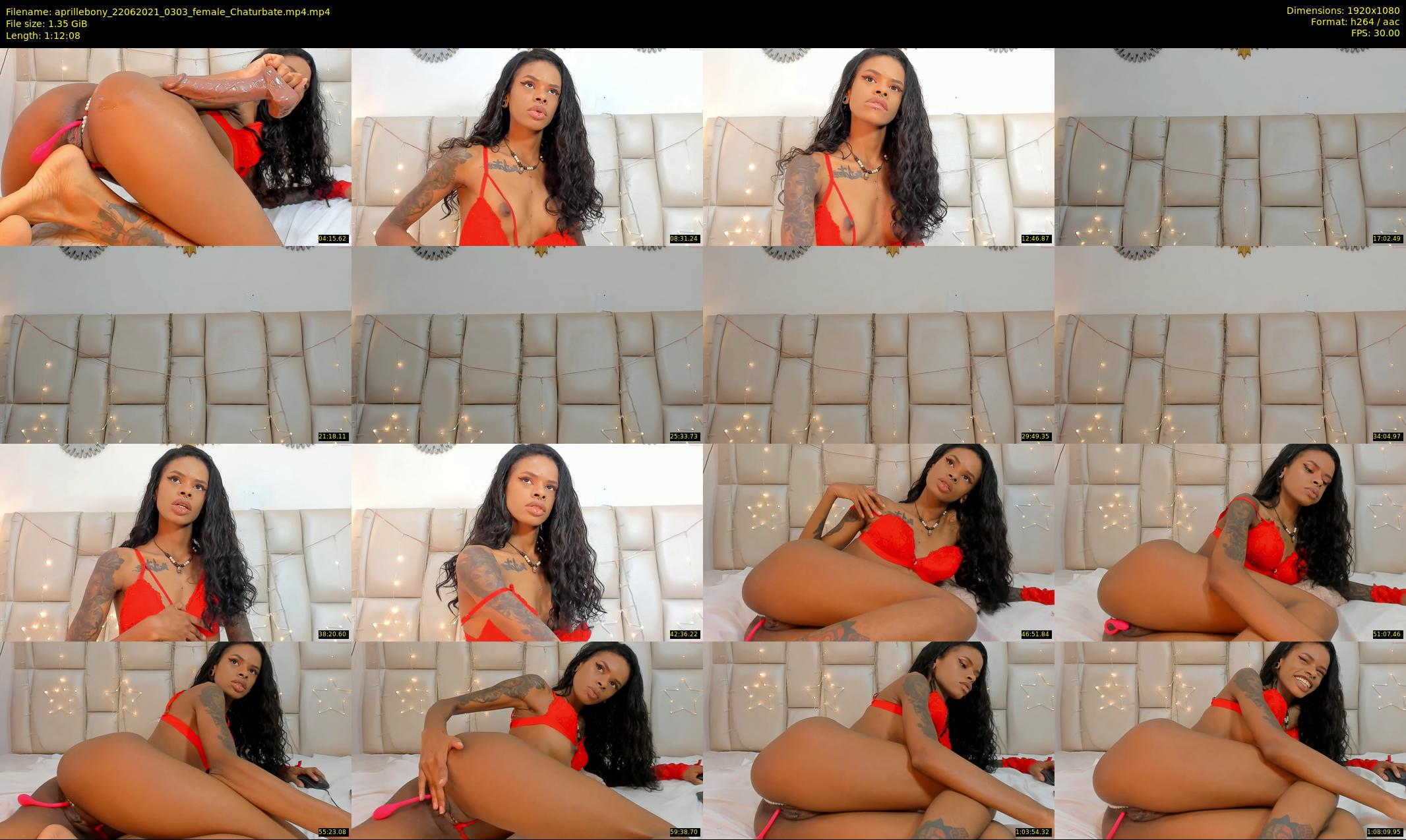 aprillebony — 73 minute Chaturbate female cam show recording, 1080p, Jun 22, 2021