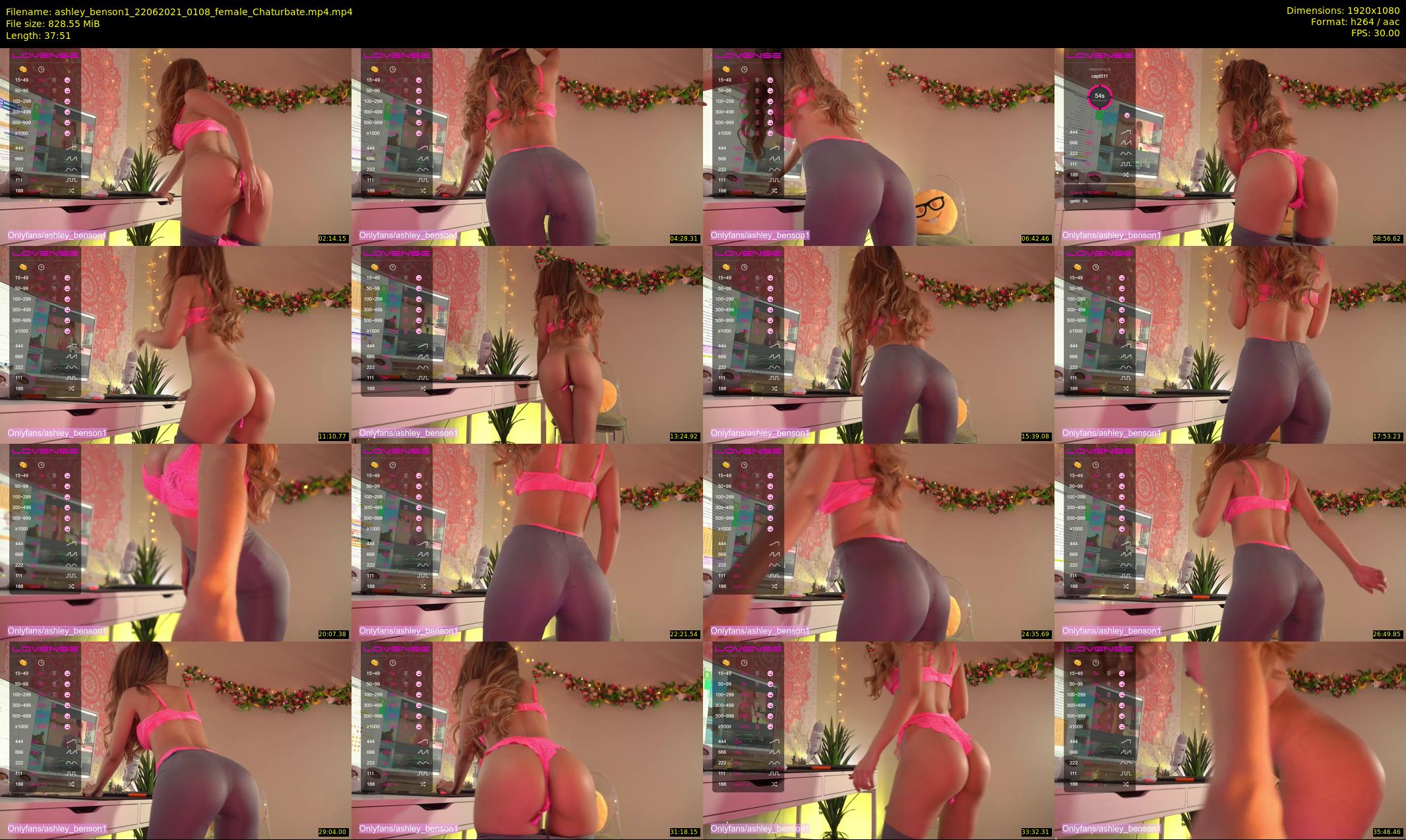 ashley_benson1 — 38 minute Chaturbate female cam show recording, 1080p, Jun 22, 2021