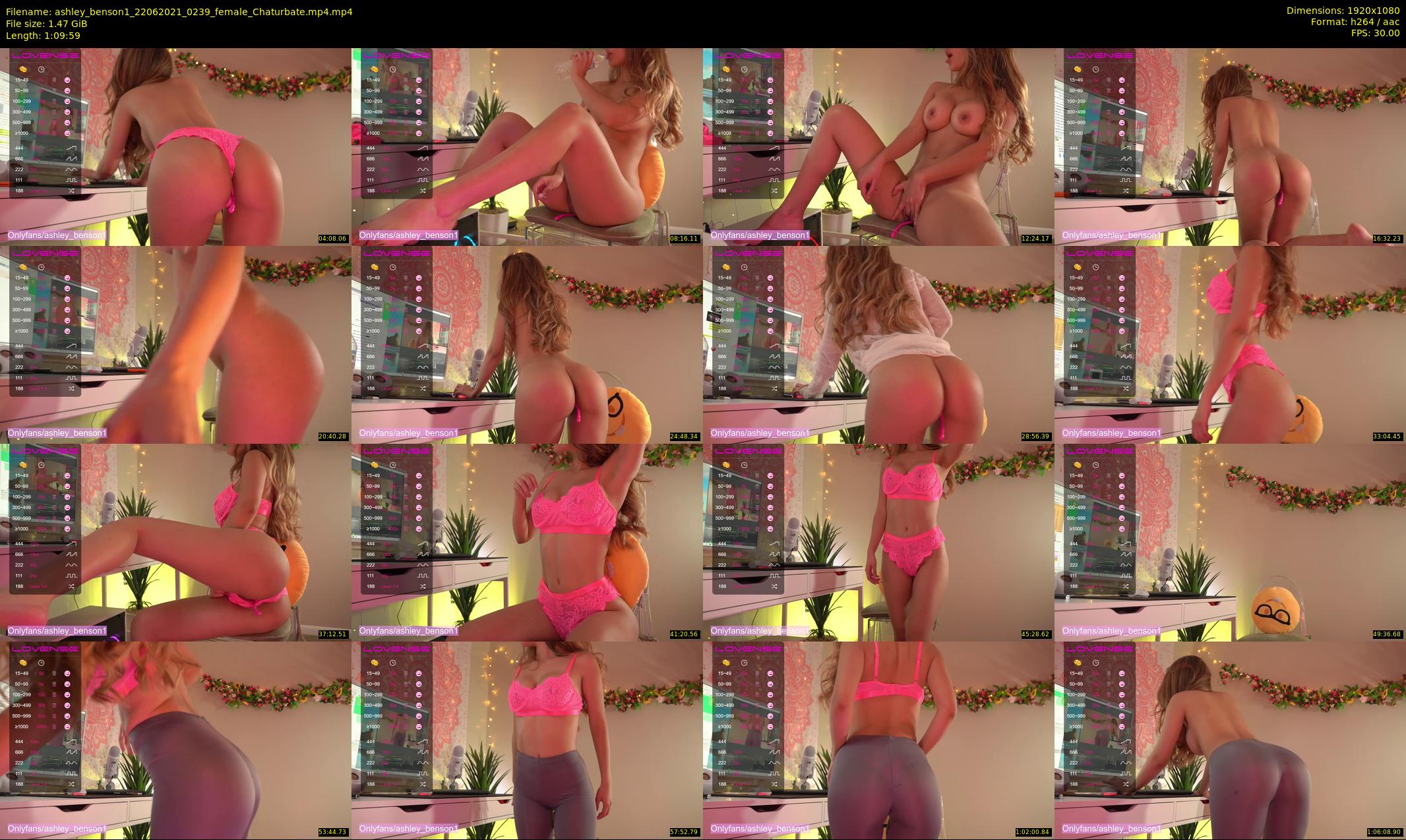ashley_benson1 — 70 minute Chaturbate female cam show recording, 1080p, Jun 22, 2021