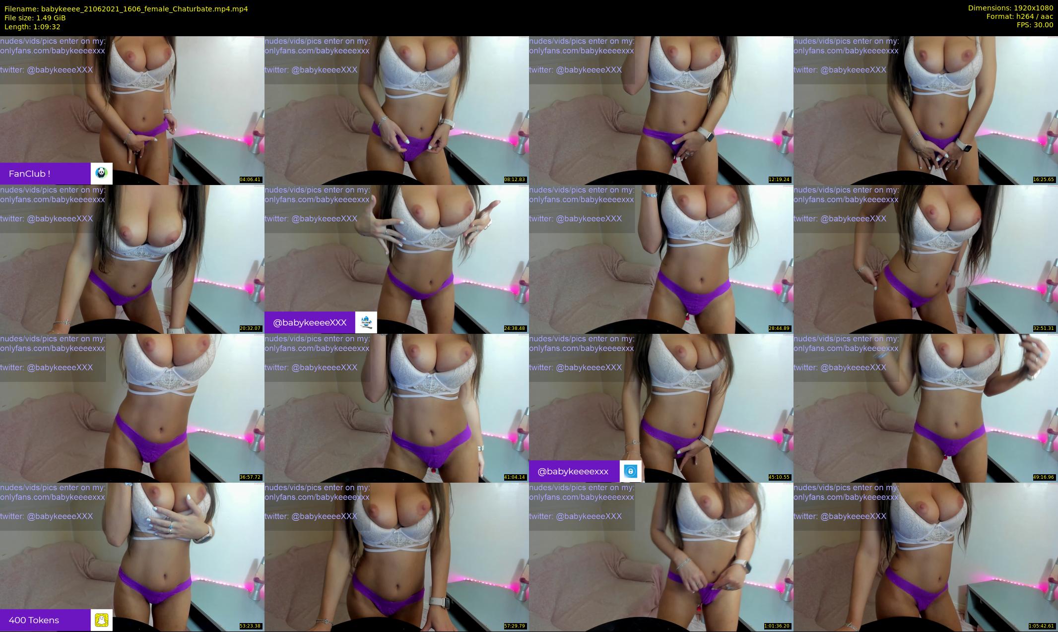 babykeeee — 70 minute Chaturbate female cam show recording, 1080p, Jun 21, 2021