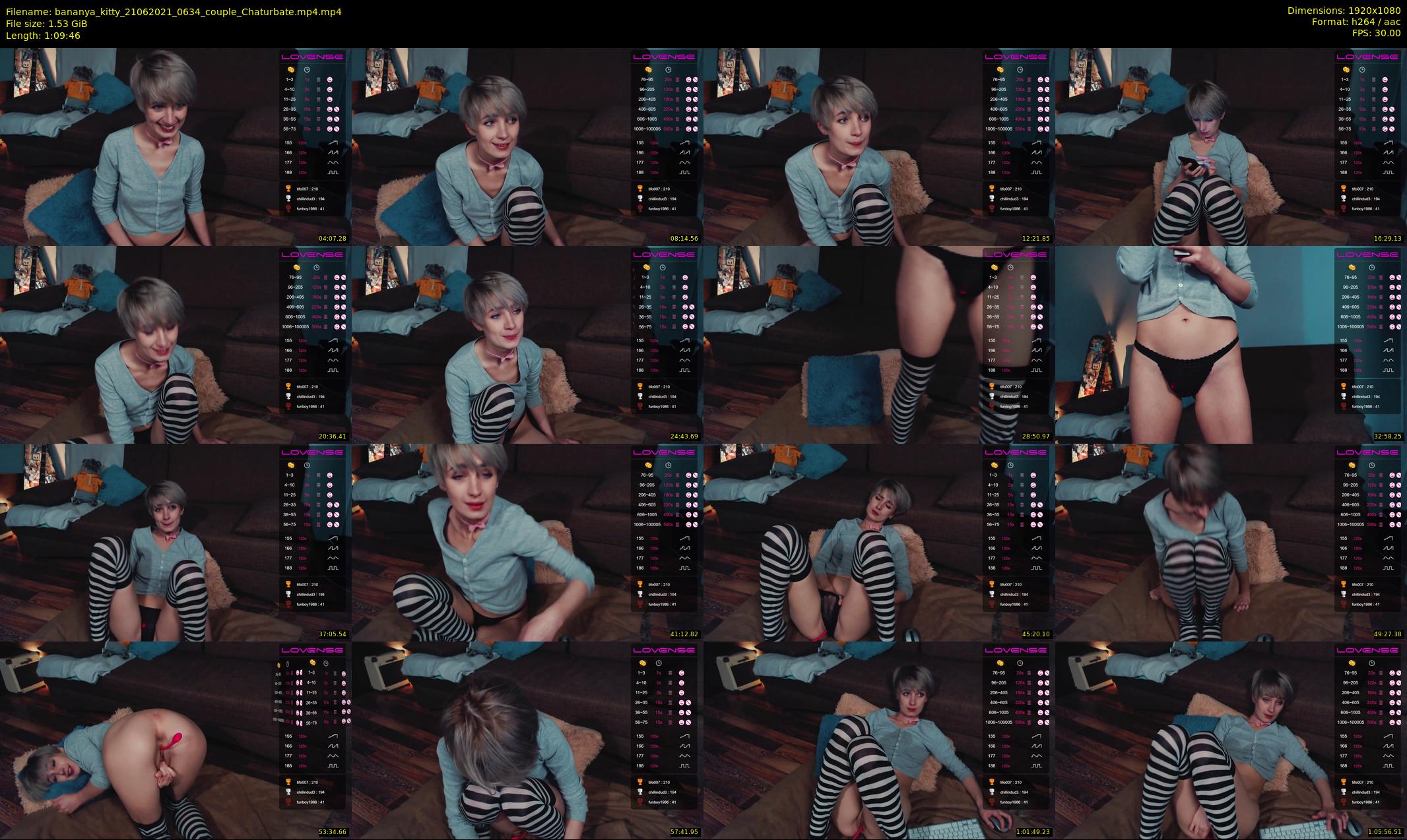 bananya_kitty — 70 minute Chaturbate couple cam show recording, 1080p, Jun 21, 2021