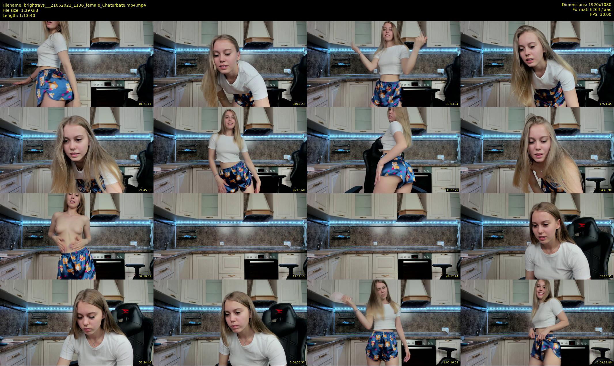 brightrays__ — 74 minute Chaturbate female cam show recording, 1080p, Jun 21, 2021