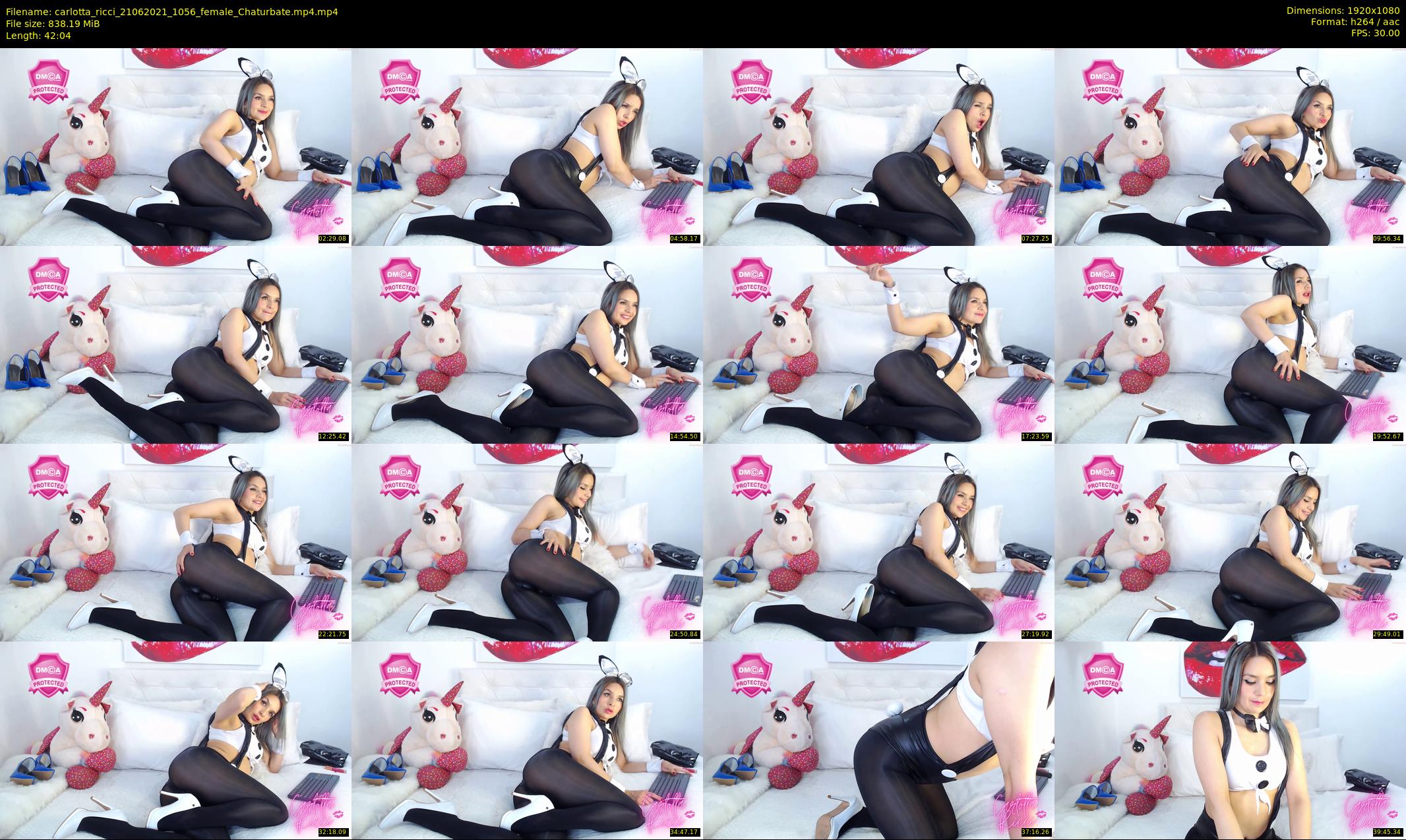 carlotta_ricci — 43 minute Chaturbate female cam show recording, 1080p, Jun 21, 2021