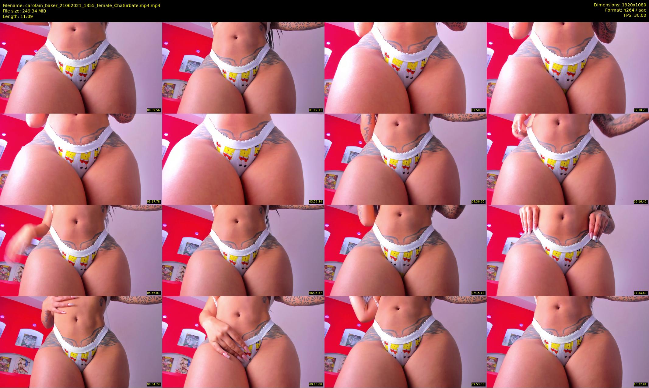carolain_baker — 12 minute Chaturbate female cam show recording, 1080p, Jun 21, 2021