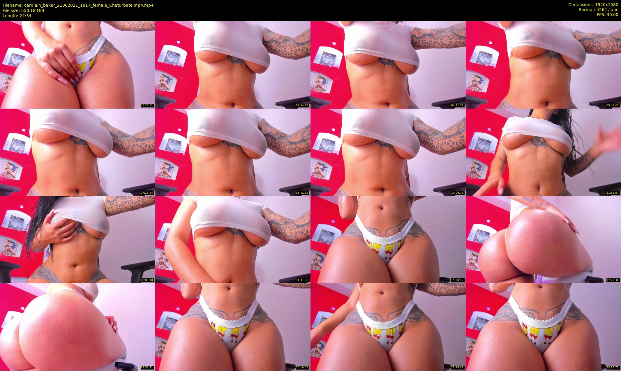 carolain_baker — 25 minute Chaturbate female cam show recording, 1080p, Jun 21, 2021