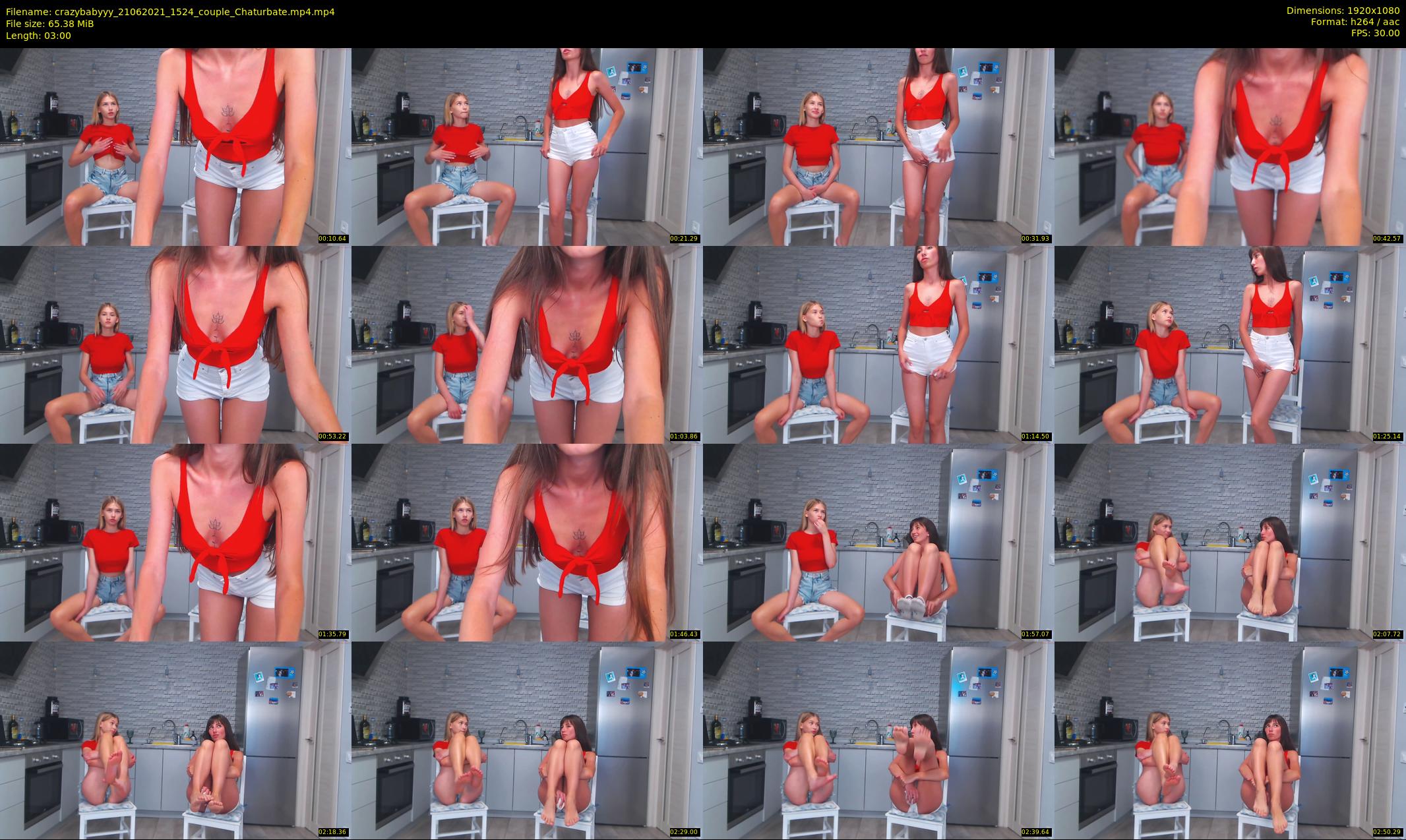 crazybabyyy — 3 minute Chaturbate couple cam show recording, 1080p, Jun 21, 2021