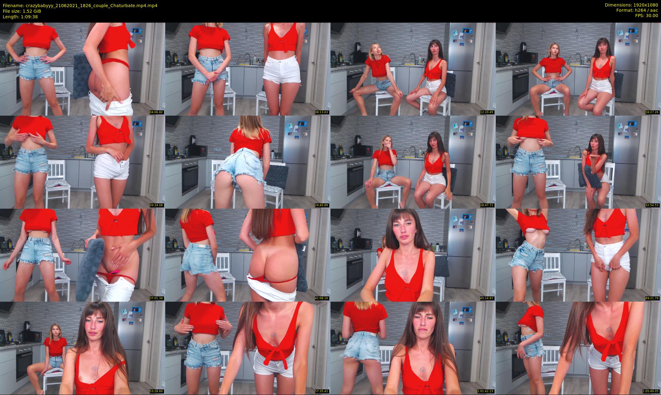 crazybabyyy — 70 minute Chaturbate couple cam show recording, 1080p, Jun 21, 2021