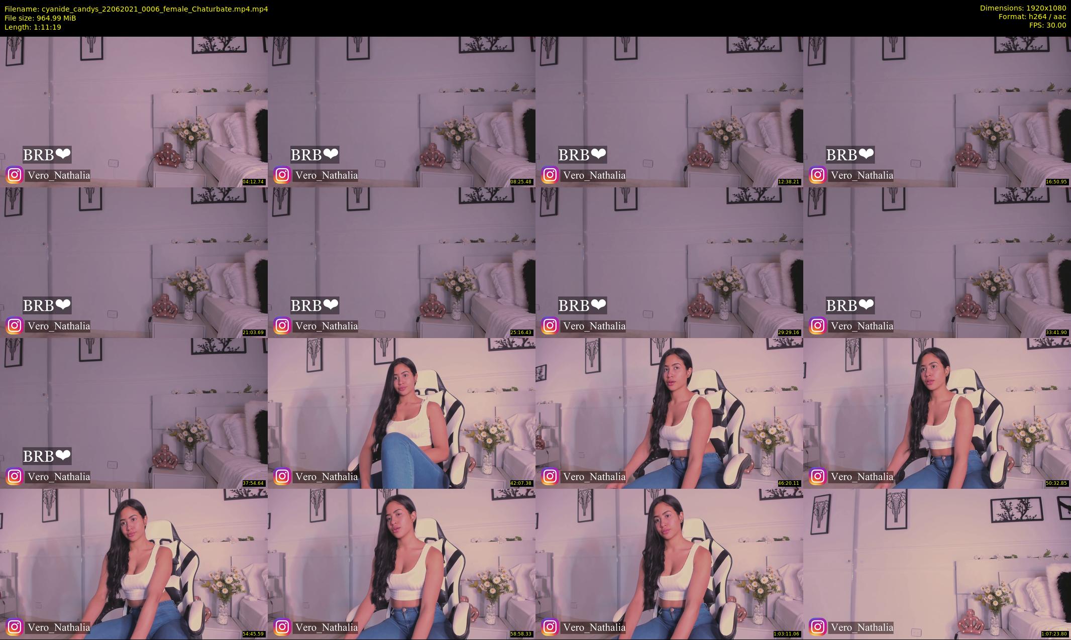 cyanide_candys — 72 minute Chaturbate female cam show recording, 1080p, Jun 22, 2021