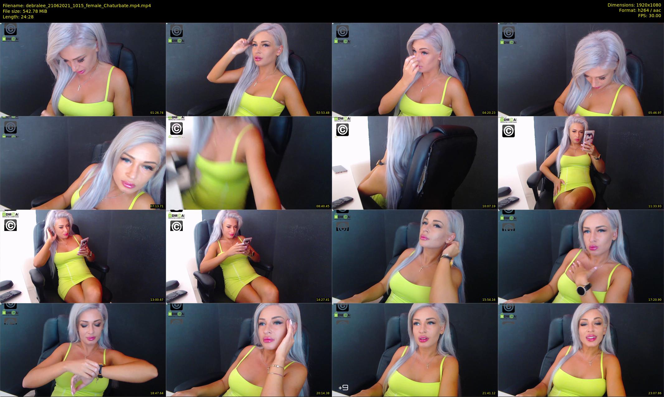 debralee — 25 minute Chaturbate female cam show recording, 1080p, Jun 21, 2021