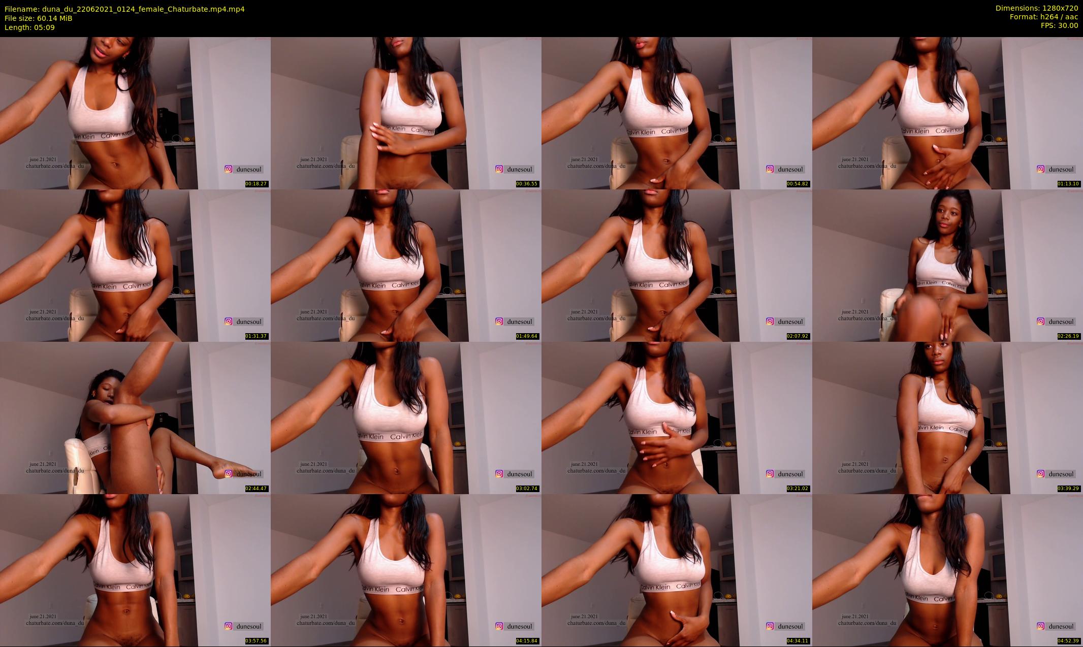 duna_du — 6 minute Chaturbate female cam show recording, 720p, Jun 22, 2021