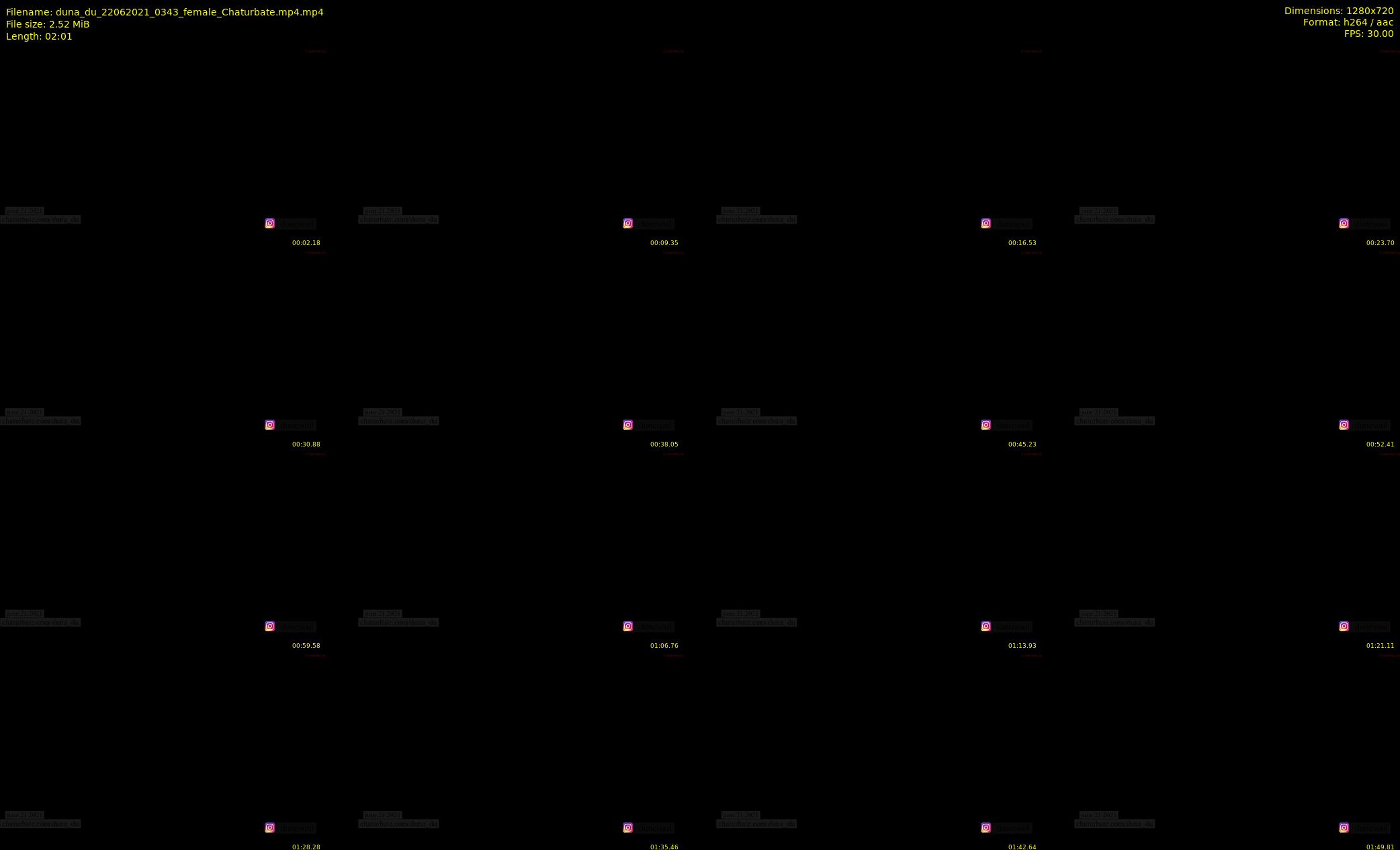 duna_du — 3 minute Chaturbate female cam show recording, 720p, Jun 22, 2021