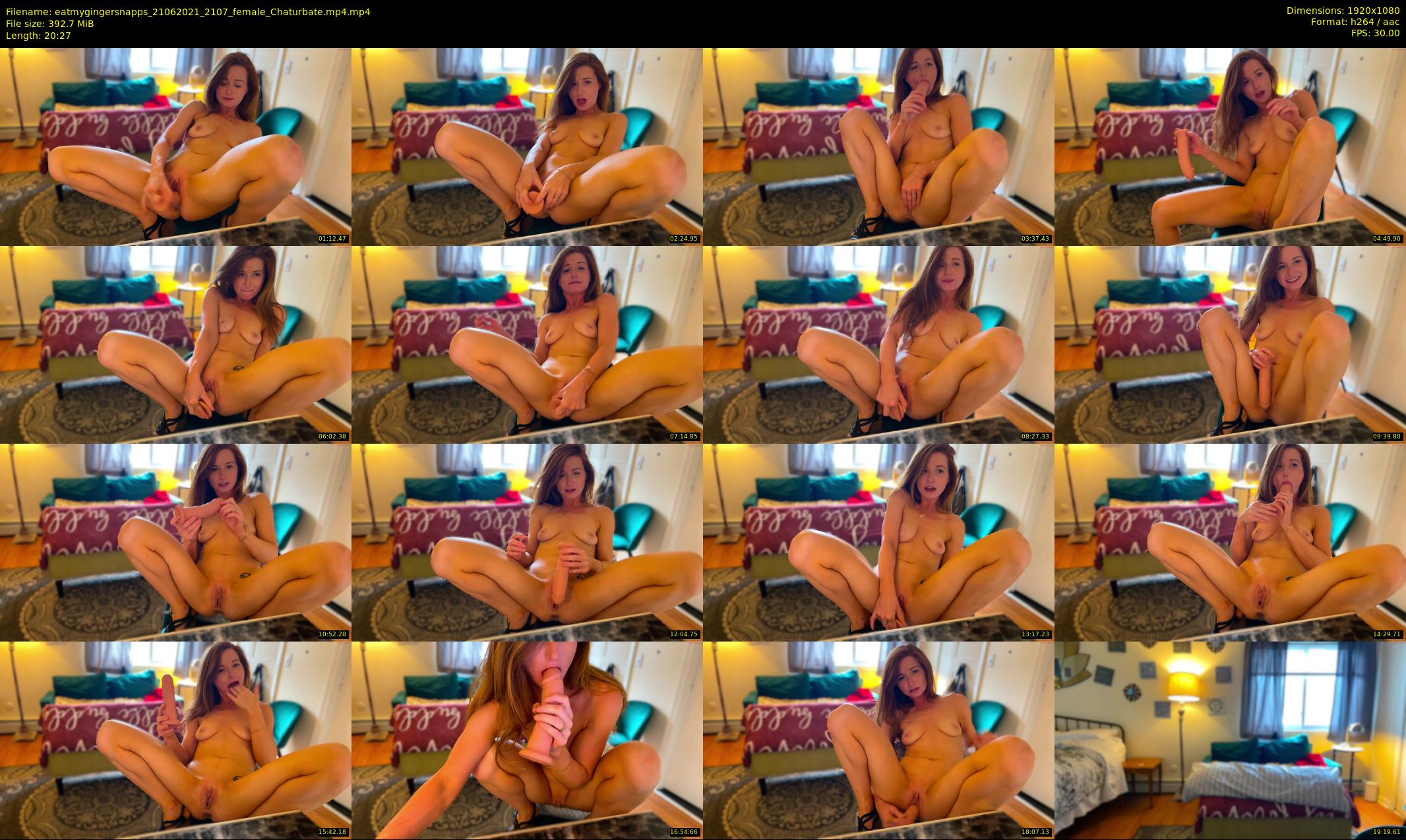 eatmygingersnapps — 21 minute Chaturbate female cam show recording, 1080p, Jun 21, 2021