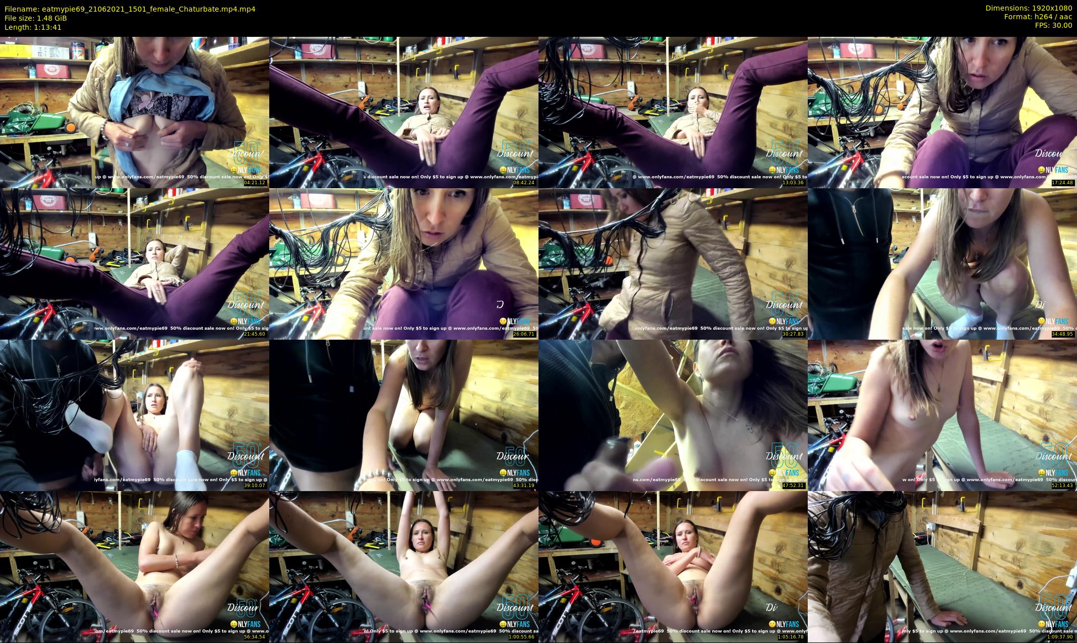 eatmypie69 — 74 minute Chaturbate female cam show recording, 1080p, Jun 21, 2021