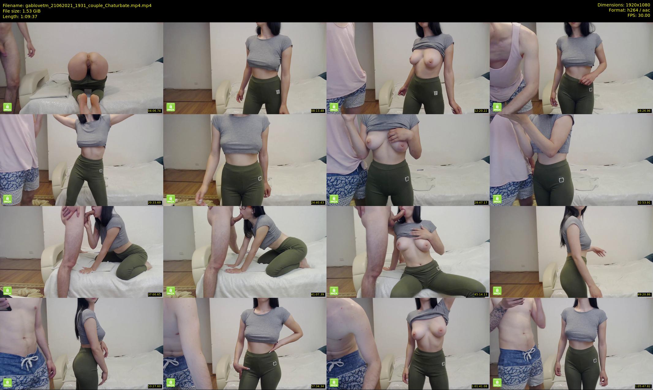 gablovetm — 70 minute Chaturbate couple cam show recording, 1080p, Jun 21, 2021