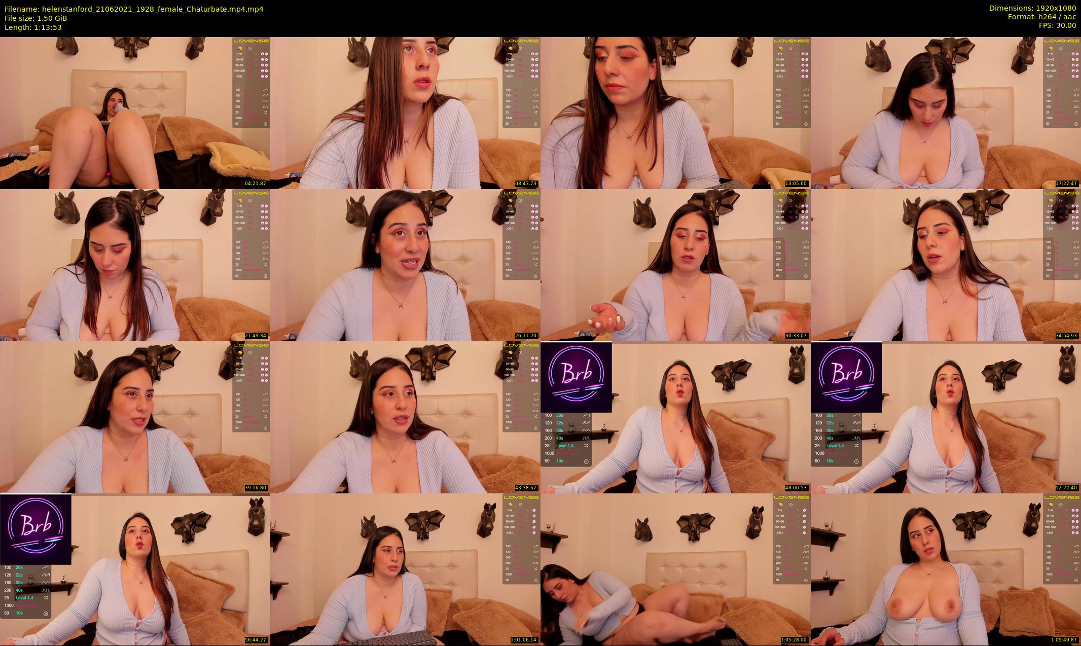 helenstanford — 74 minute Chaturbate female cam show recording, 1080p, Jun 21, 2021