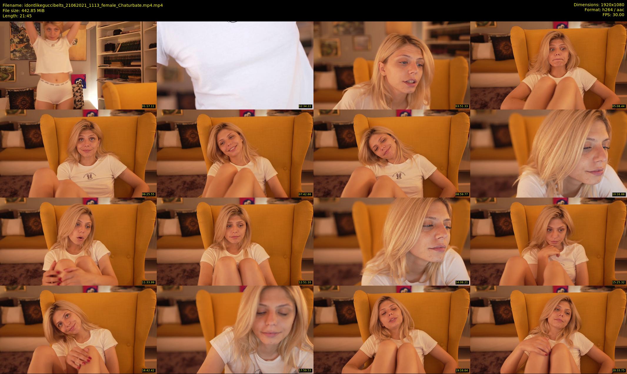 idontlikeguccibelts — 22 minute Chaturbate female cam show recording, 1080p, Jun 21, 2021