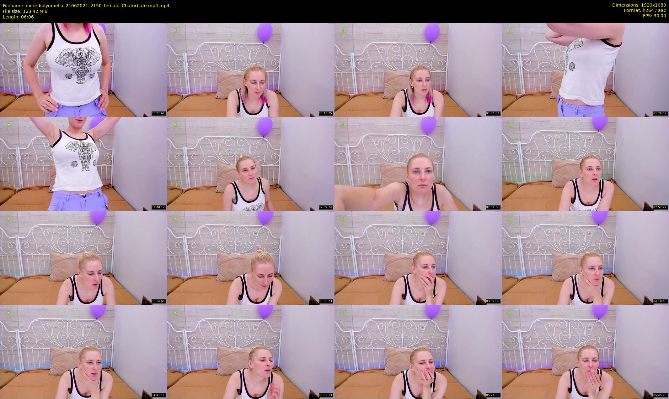 incrediblyomelia — 7 minute Chaturbate female cam show recording, 1080p, Jun 21, 2021