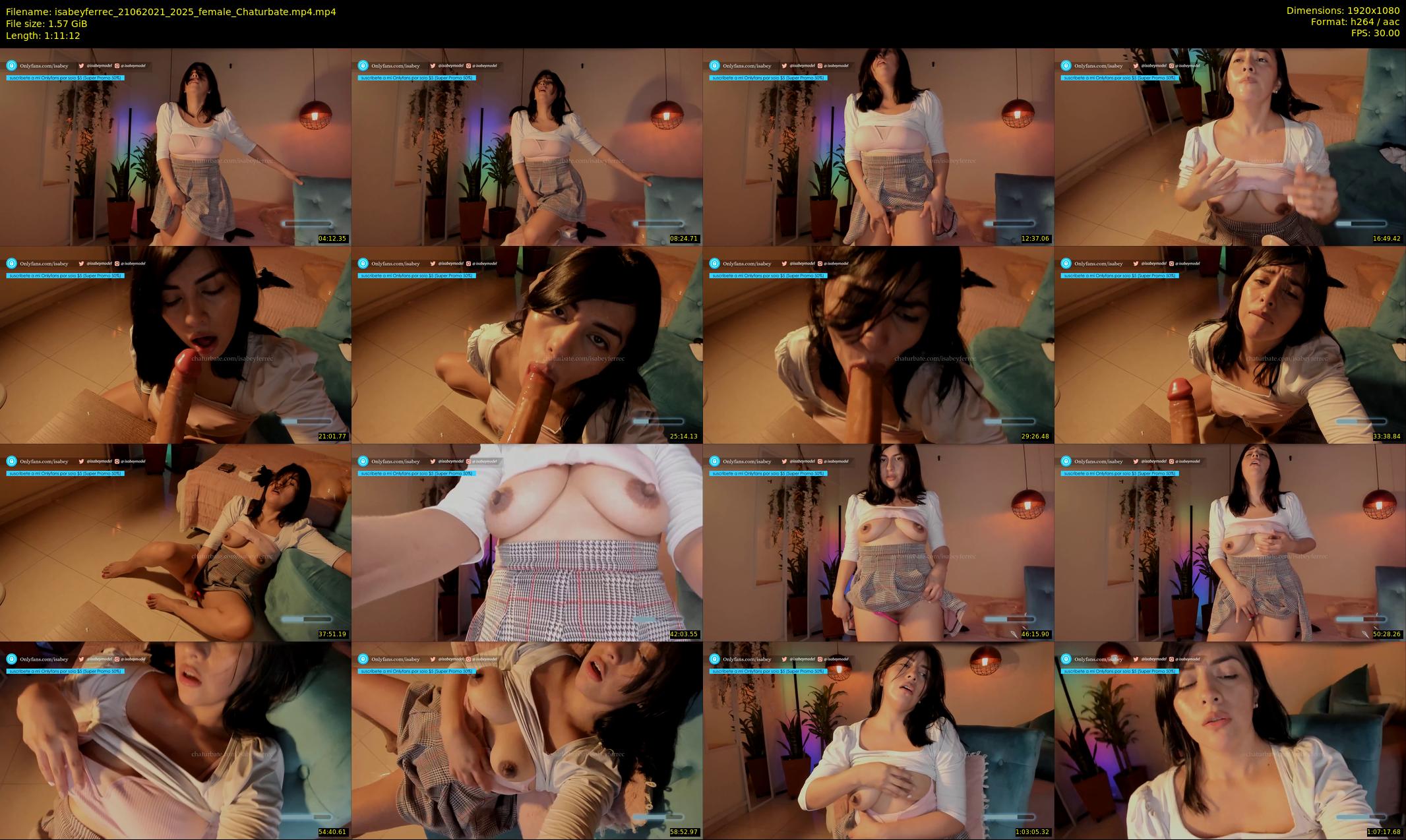 isabeyferrec — 72 minute Chaturbate female cam show recording, 1080p, Jun 21, 2021
