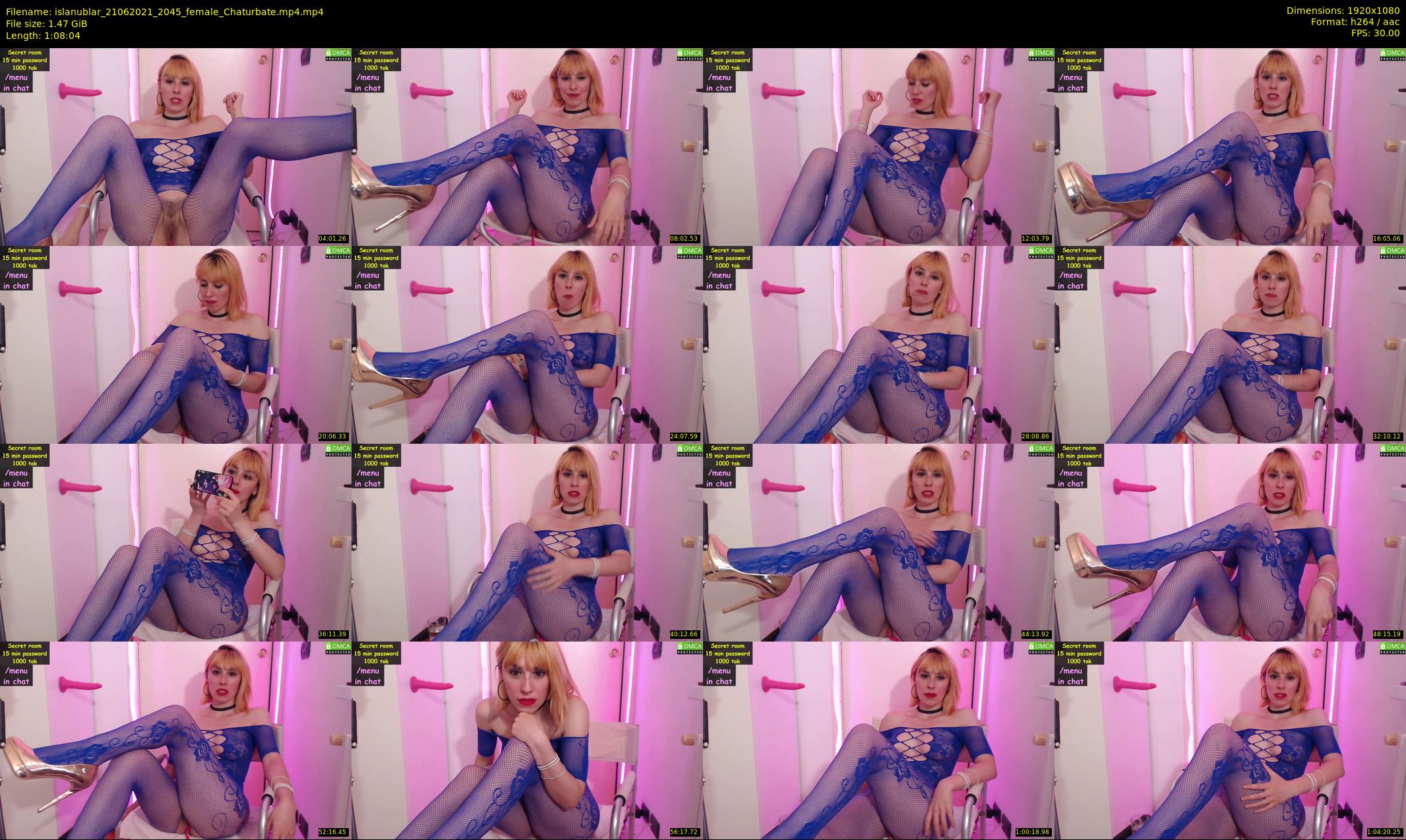 islanublar — 69 minute Chaturbate female cam show recording, 1080p, Jun 21, 2021