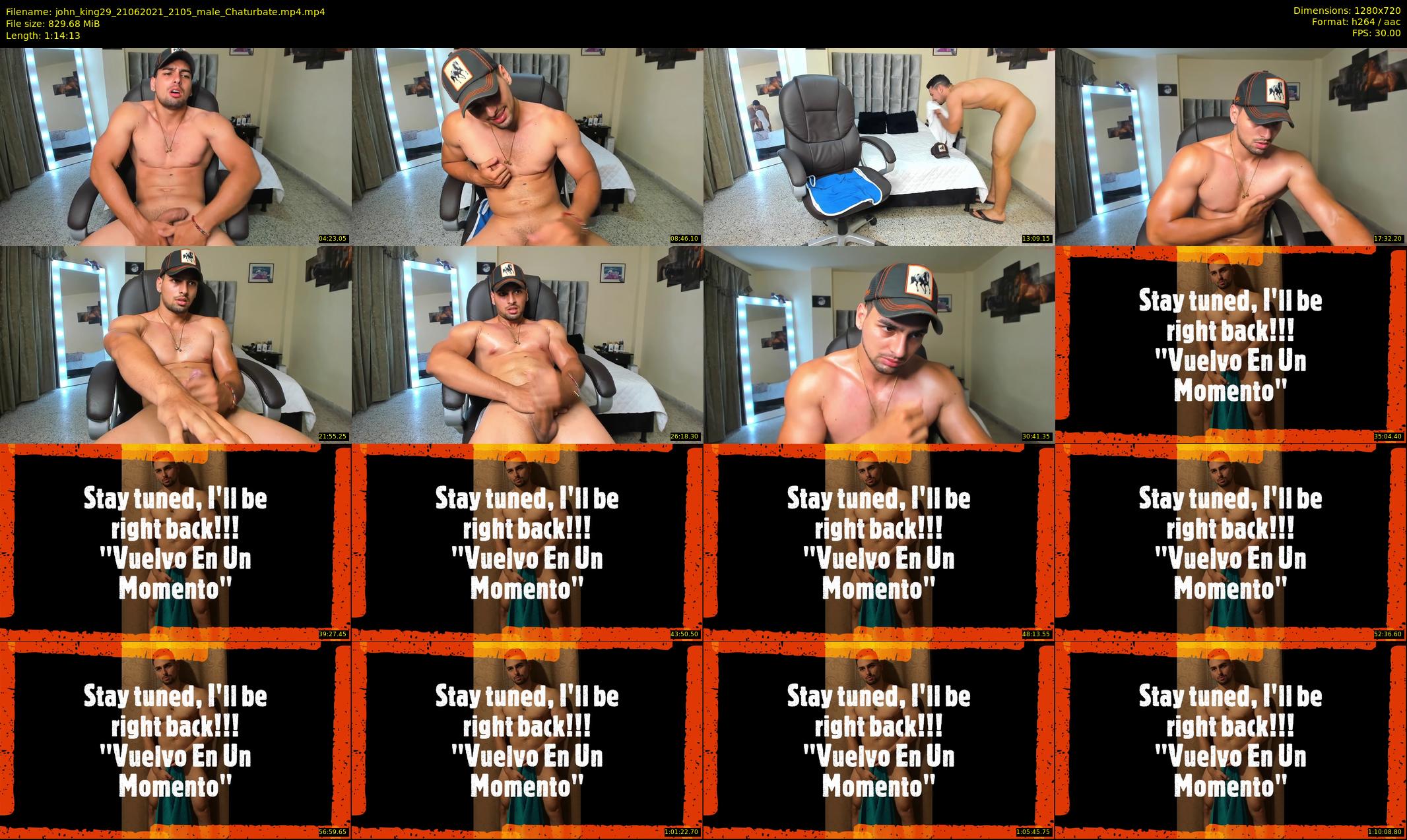 john_king29 — 75 minute Chaturbate male cam show recording, 720p, Jun 21, 2021