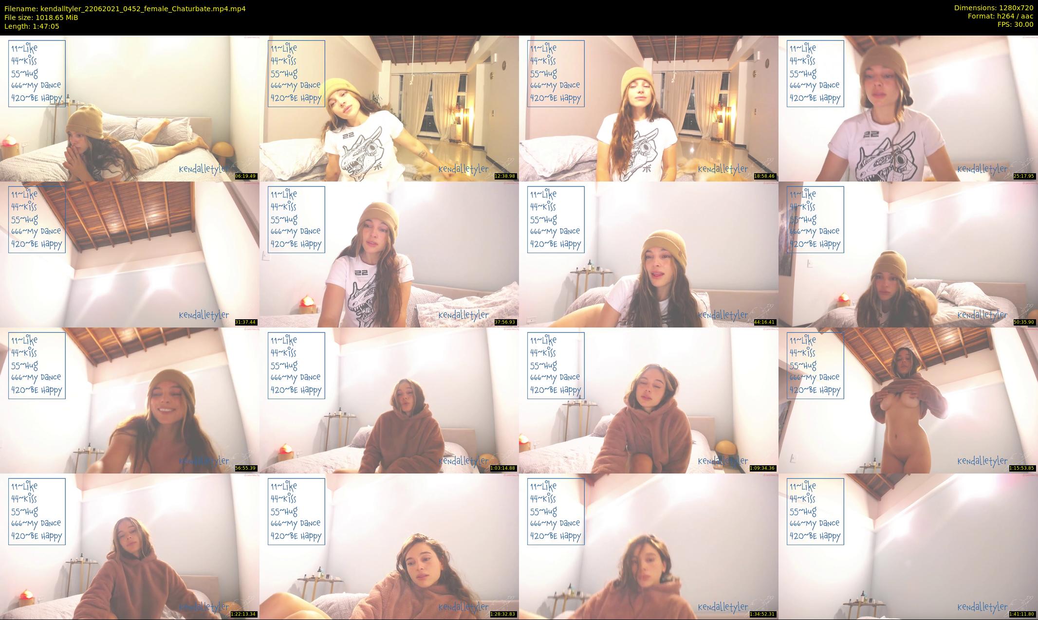 kendalltyler — 108 minute Chaturbate female cam show recording, 720p, Jun 22, 2021