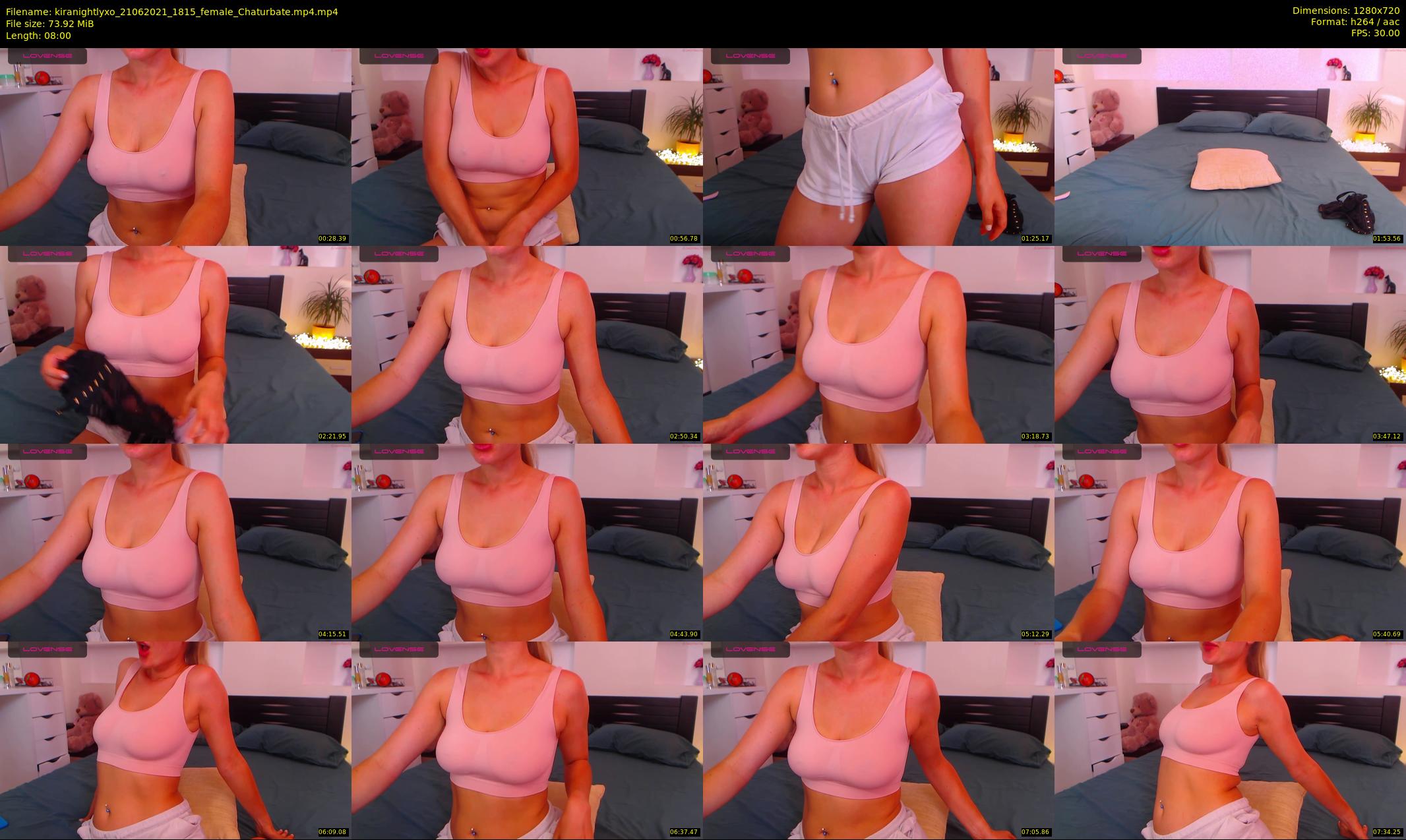 kiranightlyxo — 8 minute Chaturbate female cam show recording, 720p, Jun 21, 2021