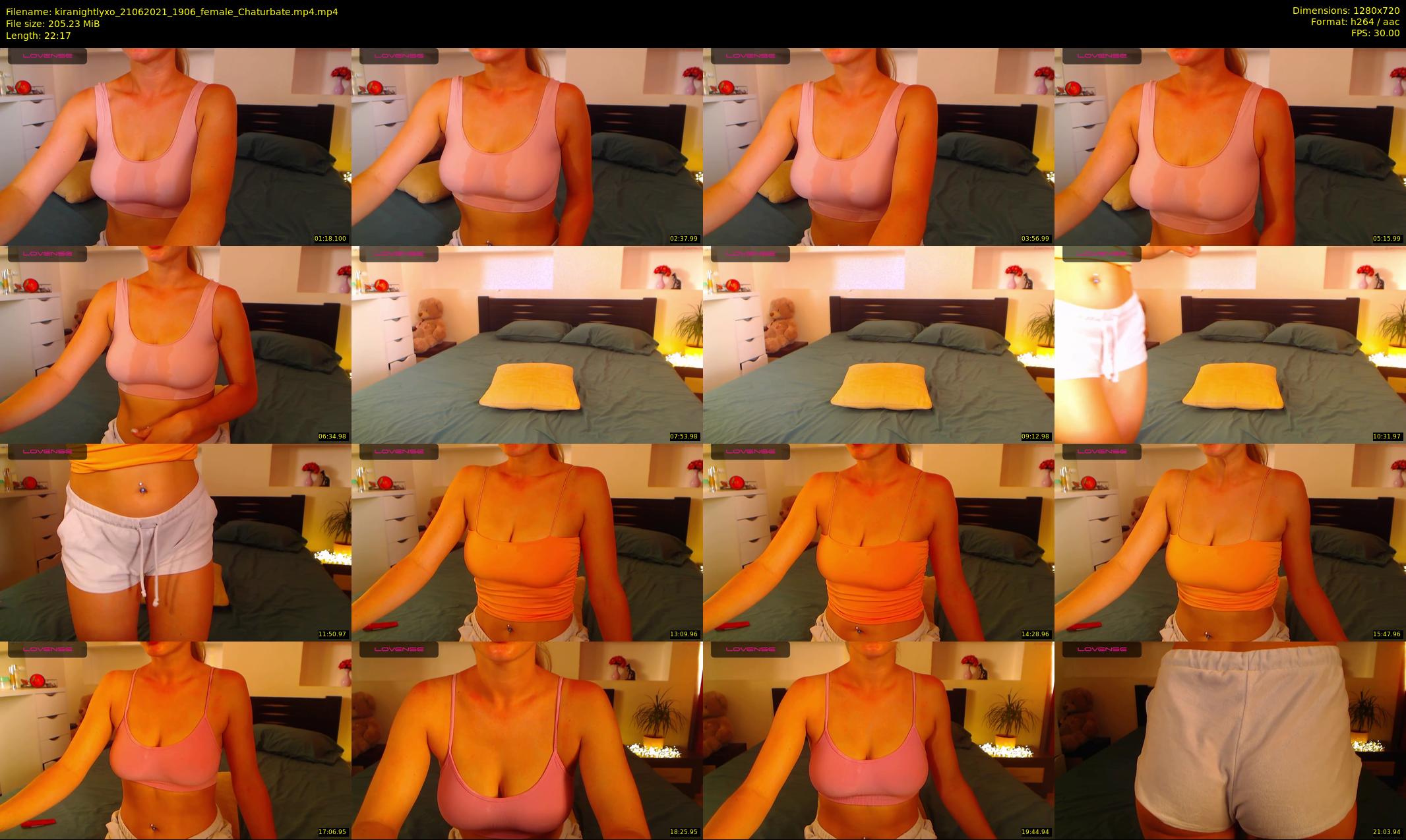 kiranightlyxo — 23 minute Chaturbate female cam show recording, 720p, Jun 21, 2021