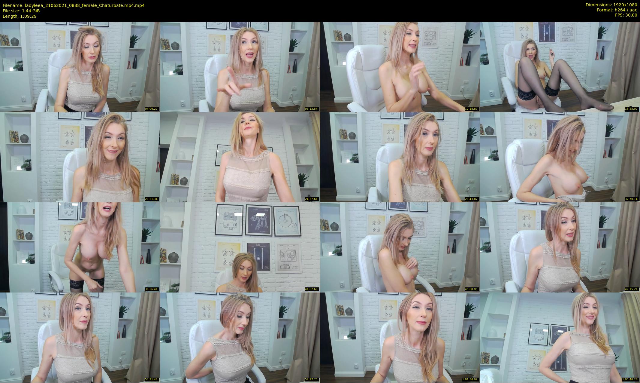 ladyleea — 70 minute Chaturbate female cam show recording, 1080p, Jun 21, 2021