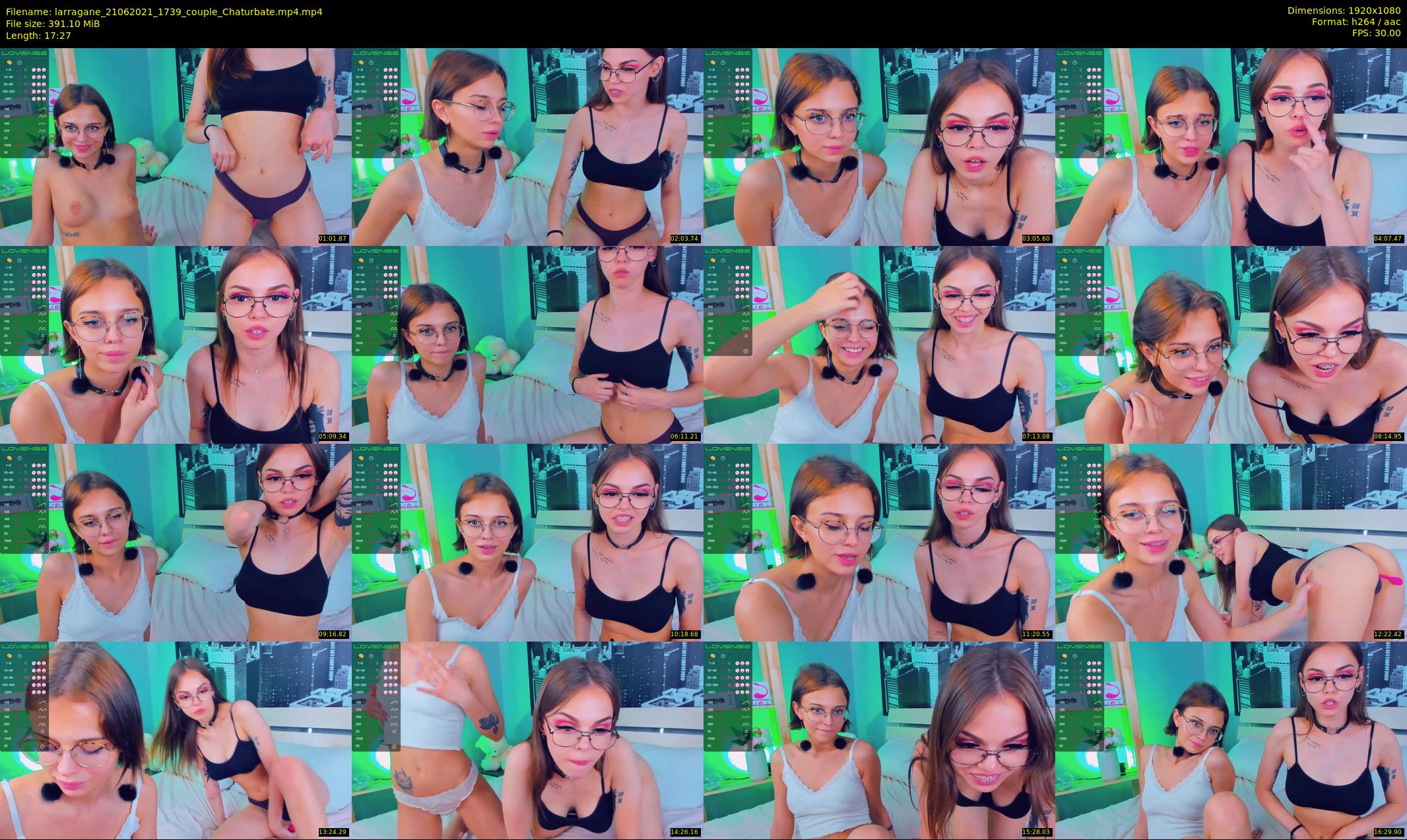 larragane — 18 minute Chaturbate couple cam show recording, 1080p, Jun 21, 2021