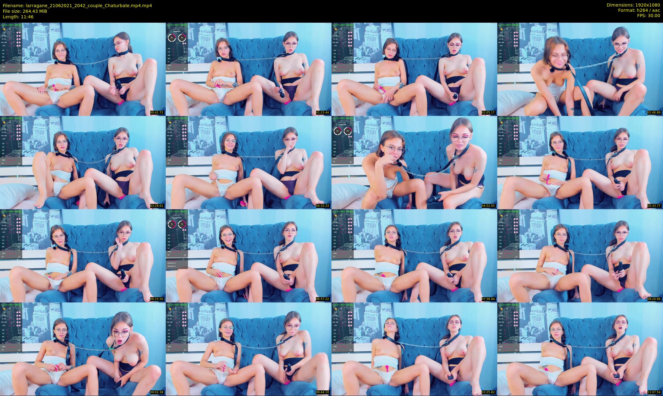 larragane — 12 minute Chaturbate couple cam show recording, 1080p, Jun 21, 2021