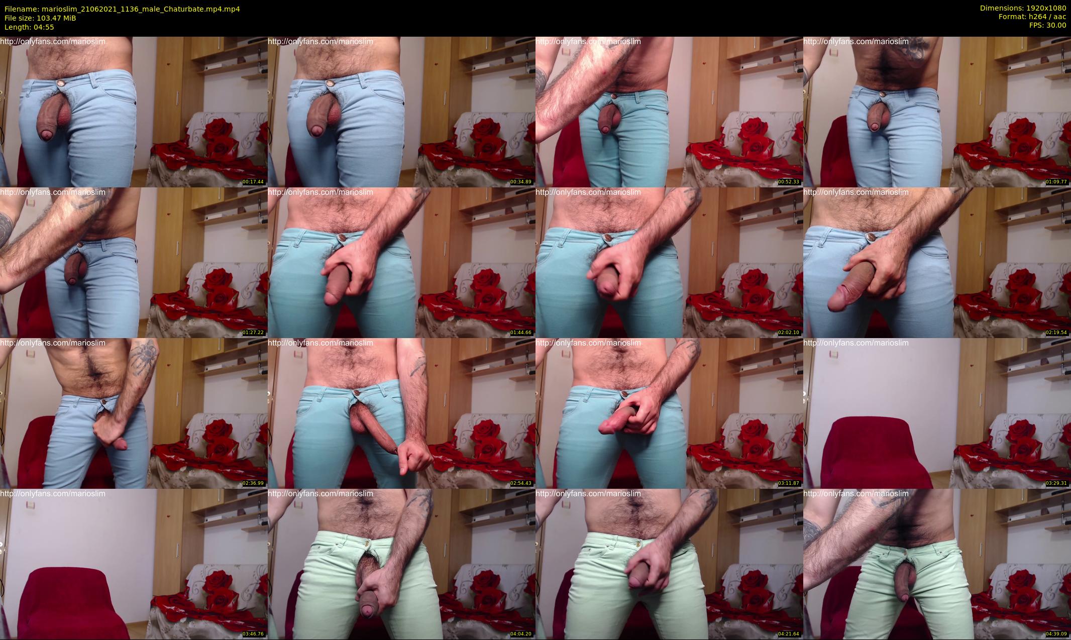 marioslim — 5 minute Chaturbate male cam show recording, 1080p, Jun 21, 2021