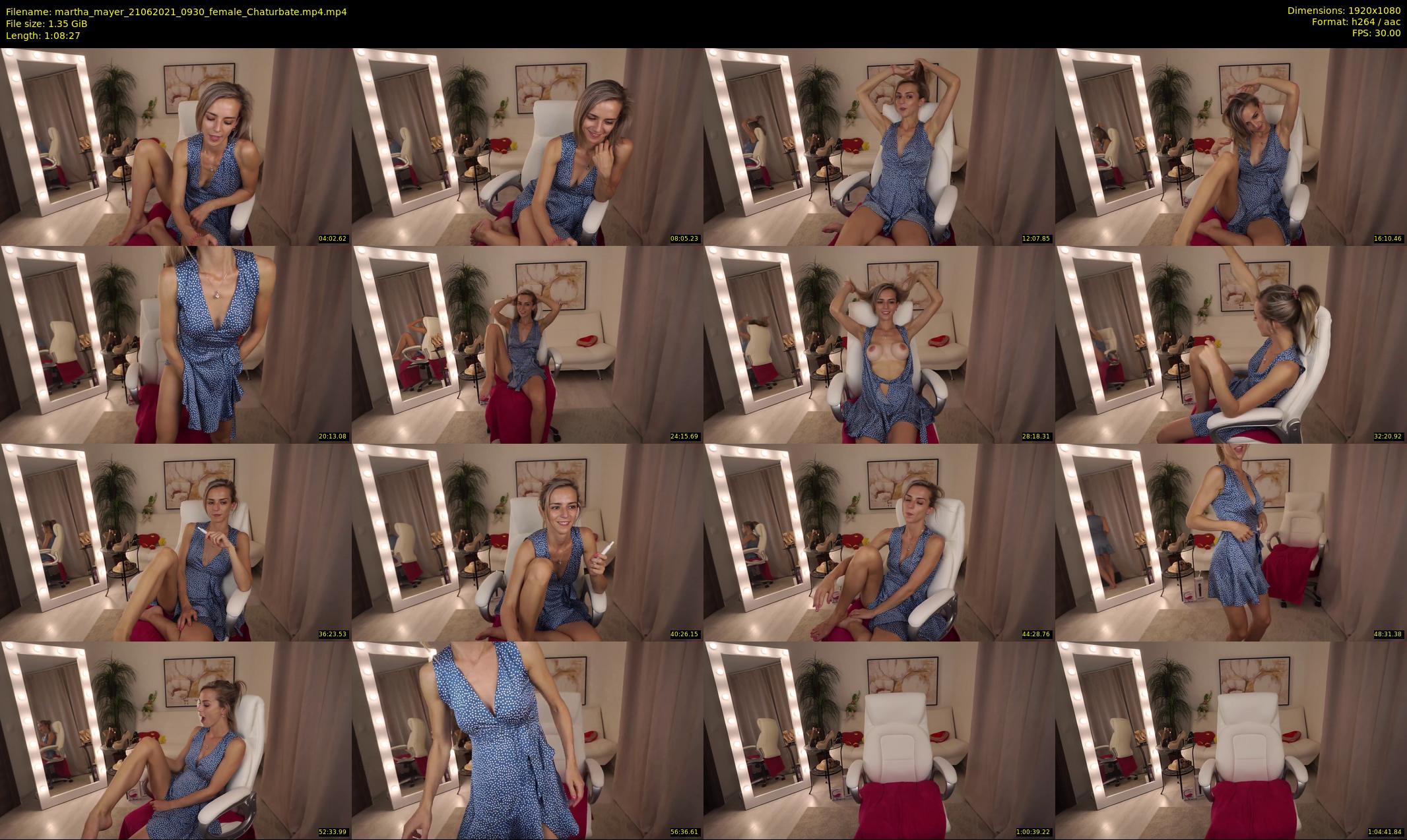 martha_mayer — 69 minute Chaturbate female cam show recording, 1080p, Jun 21, 2021