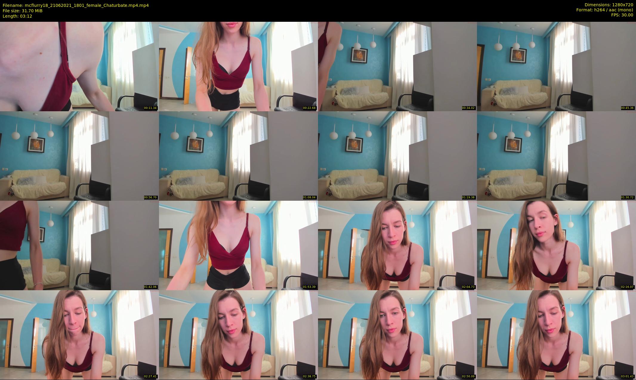 mcflurry18 — 4 minute Chaturbate female cam show recording, 720p, Jun 21, 2021