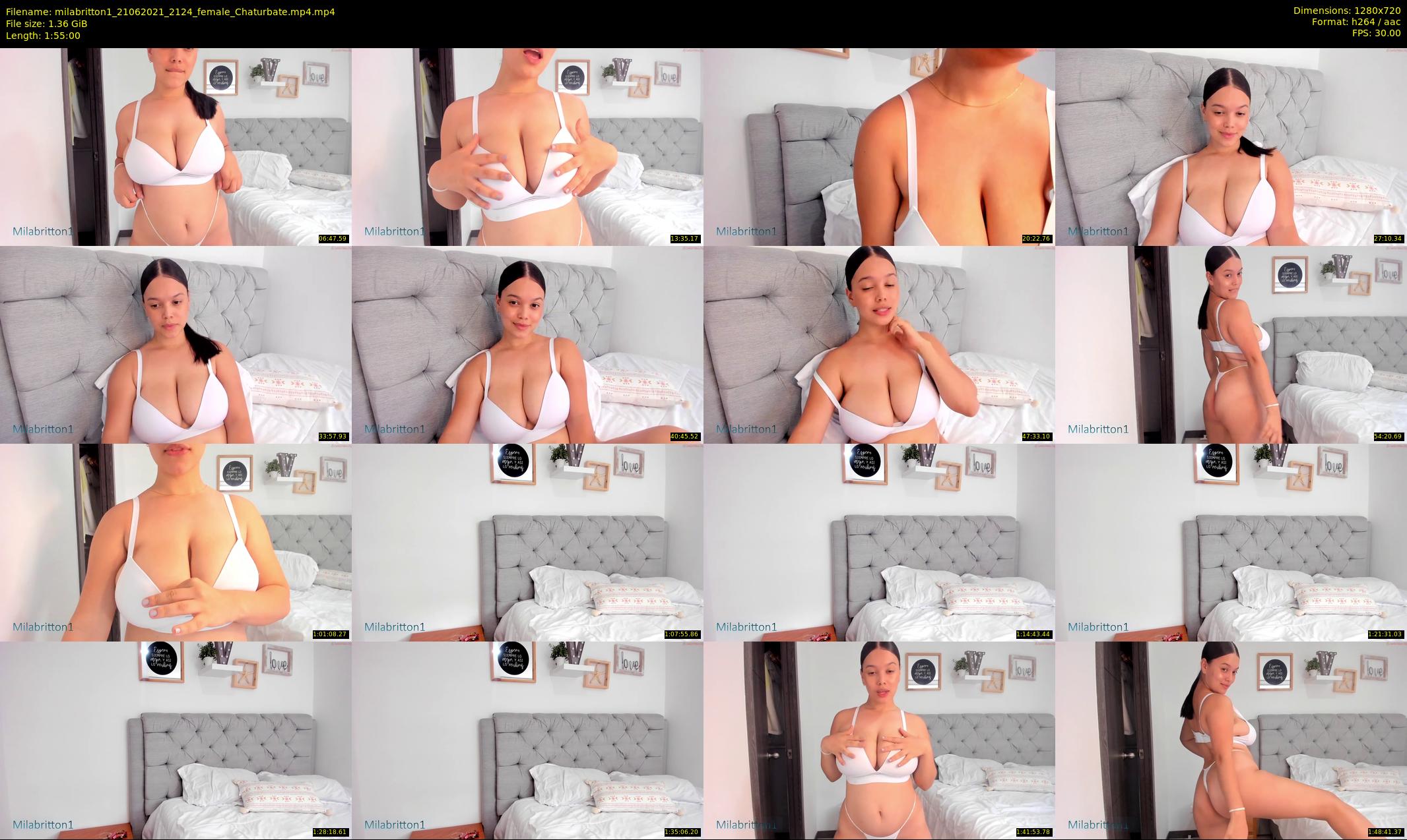 milabritton1 — 115 minute Chaturbate female cam show recording, 720p, Jun 21, 2021
