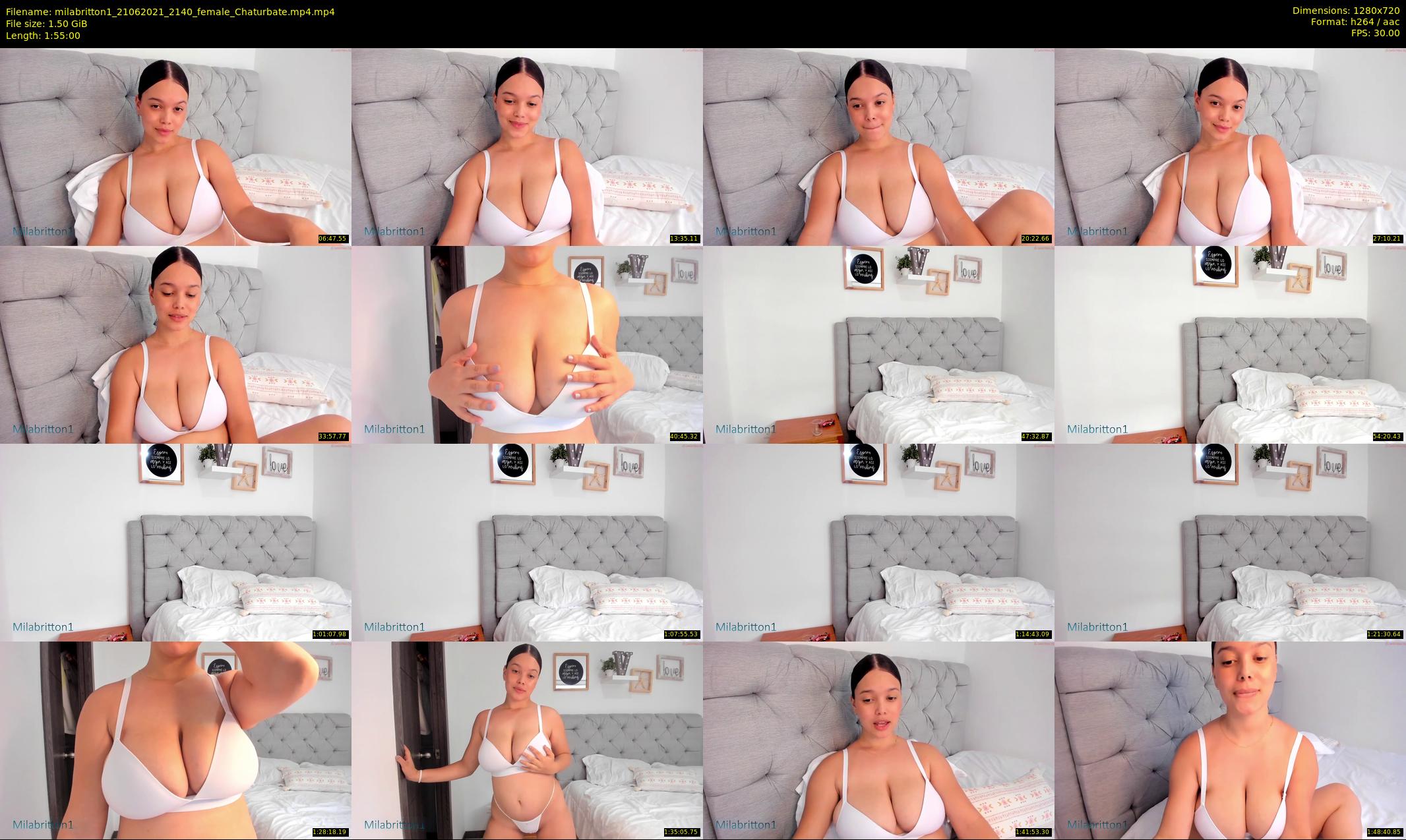 milabritton1 — 115 minute Chaturbate female cam show recording, 720p, Jun 21, 2021